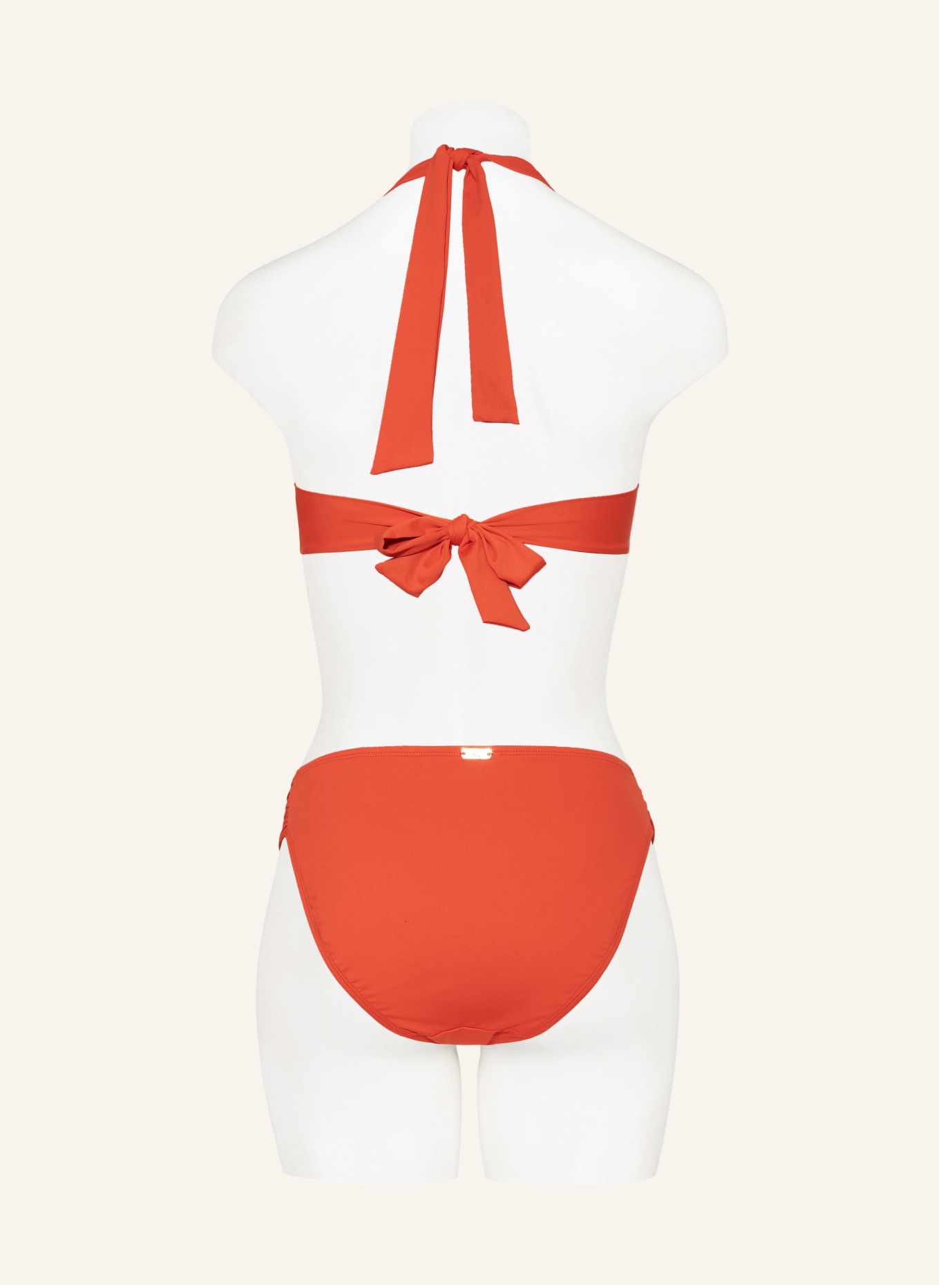 LAUREN RALPH LAUREN Góra od bikini wiązana na szyi BEACH CLUB SOLIDS, Kolor: POMARAŃCZOWY (Obrazek 3)