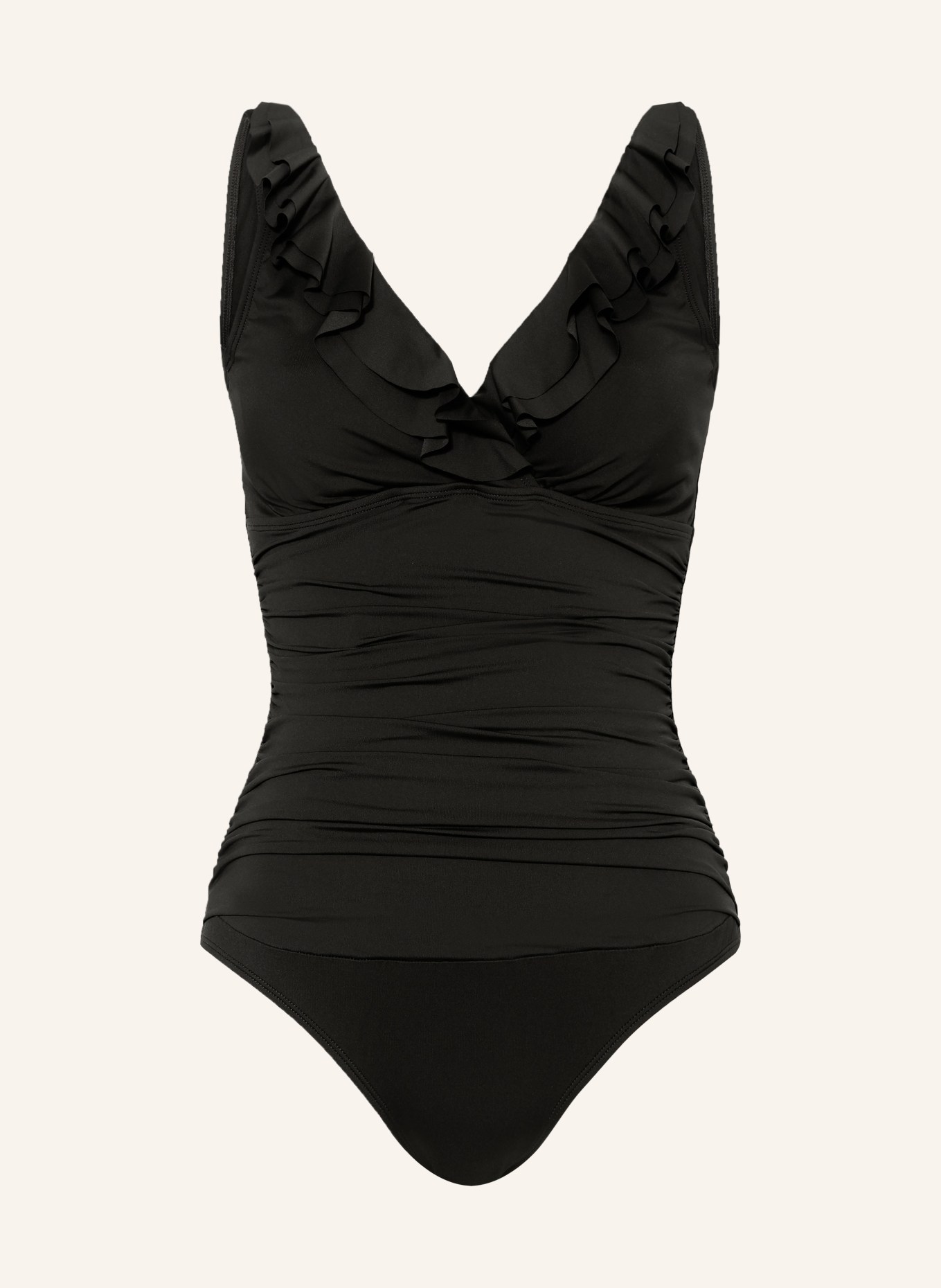 LAUREN RALPH LAUREN Underwire swimsuit LAUREN ESSENTIALS, Color: BLACK (Image 1)