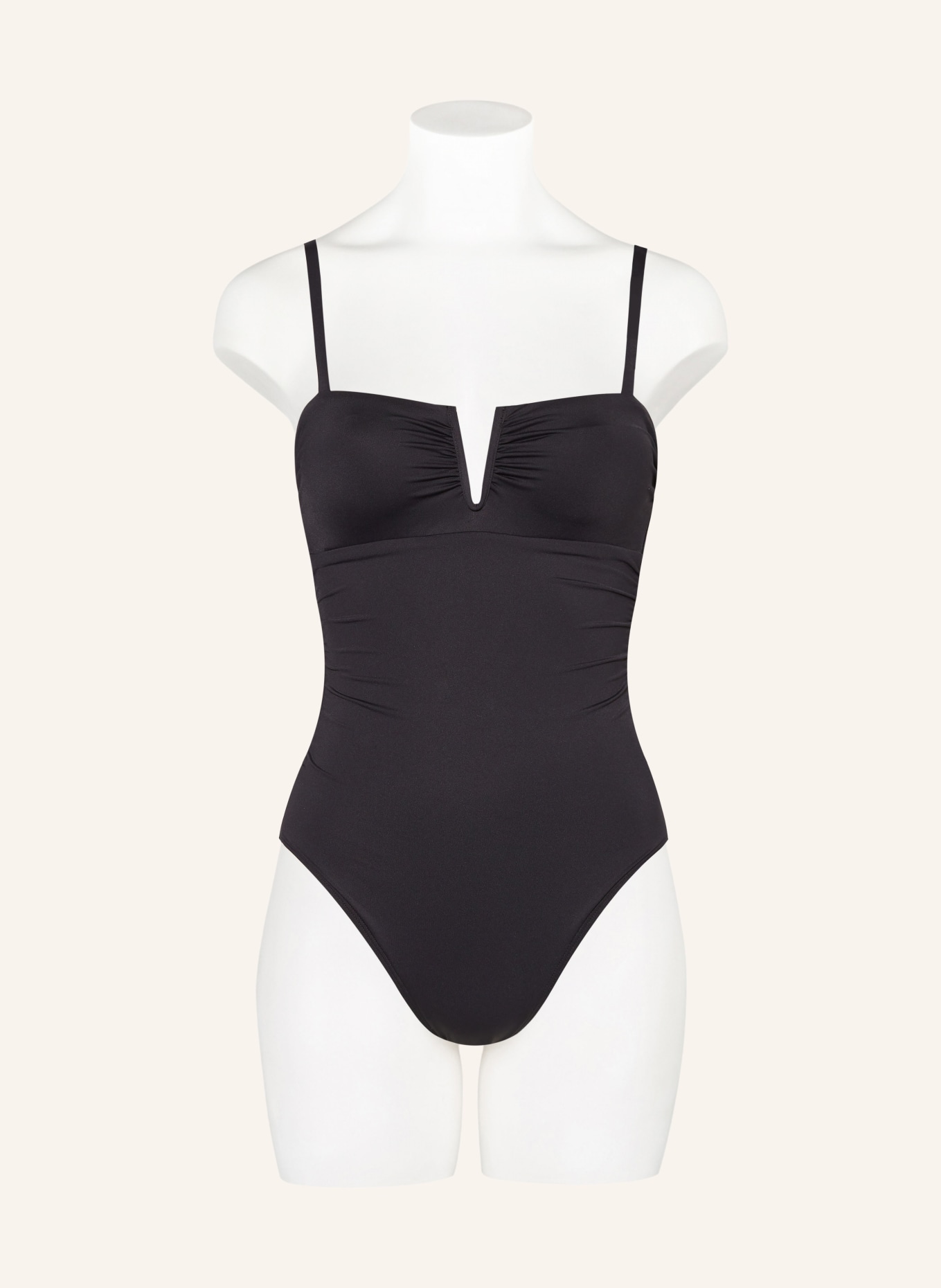 LAUREN RALPH LAUREN Badeanzug BEACH CLUB: SCHWARZ
