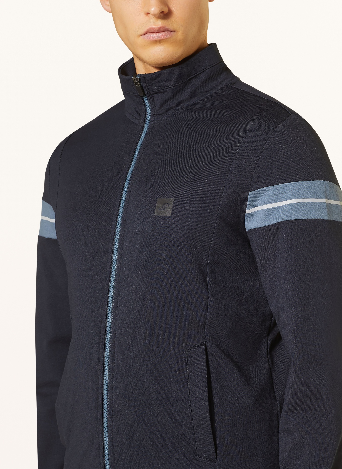 JOY sportswear Jersey jacket BENJAMIN, Color: DARK BLUE/ BLUE (Image 4)