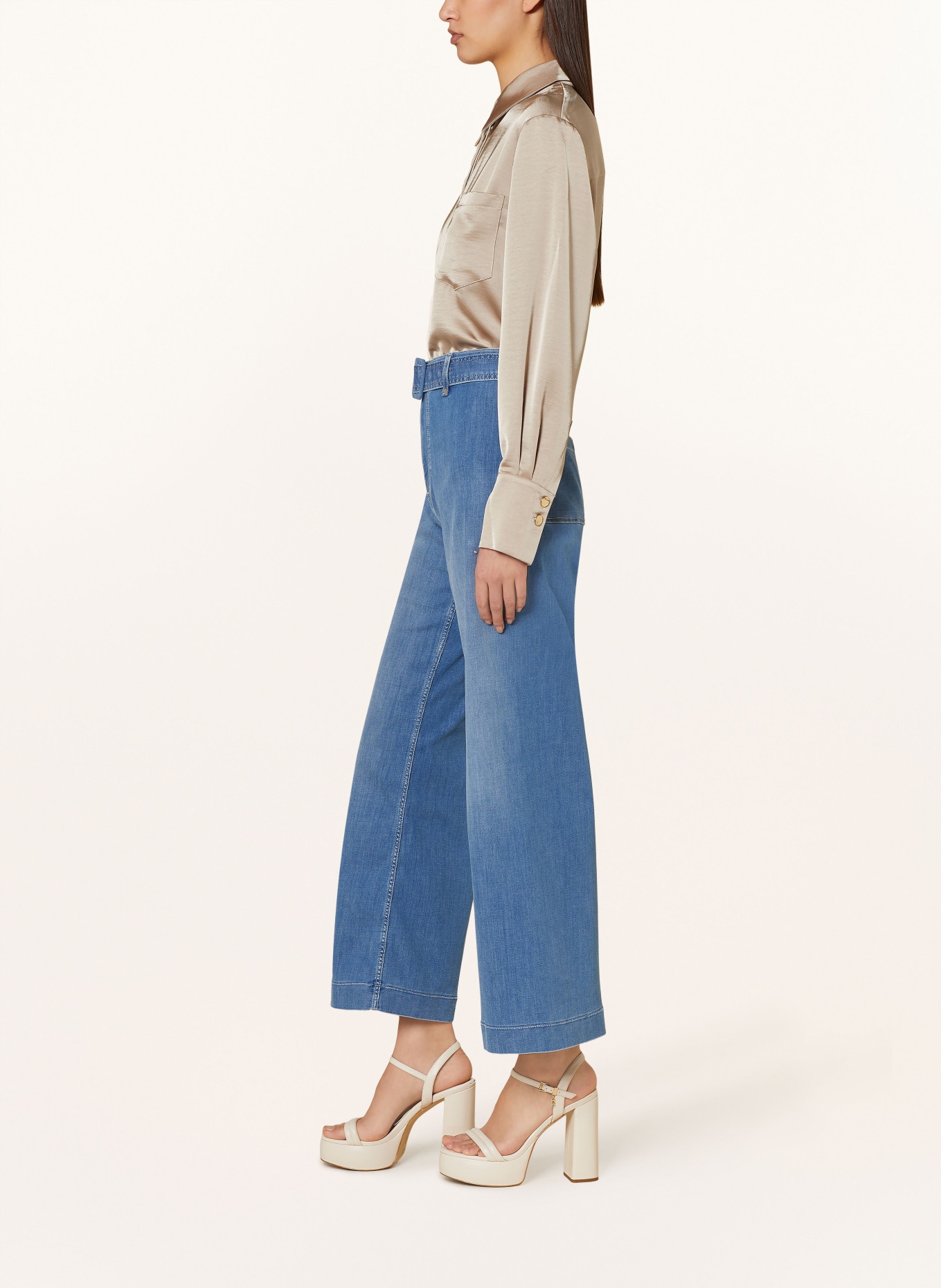 GUESS Culotte jeans DAKOTA, Color: EAMD EAU MID (Image 4)