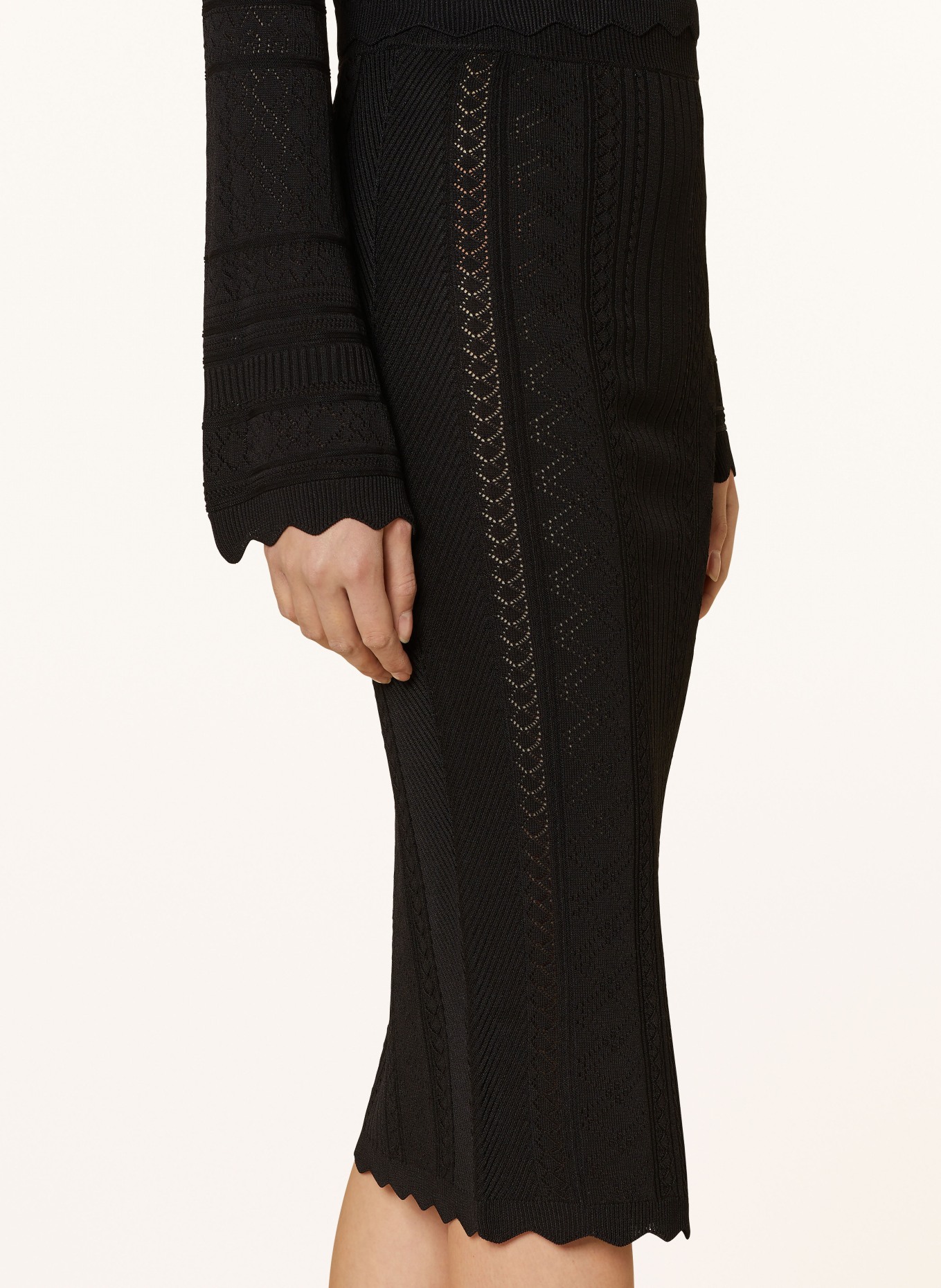 GUESS Knit skirt ADALINE, Color: BLACK (Image 4)