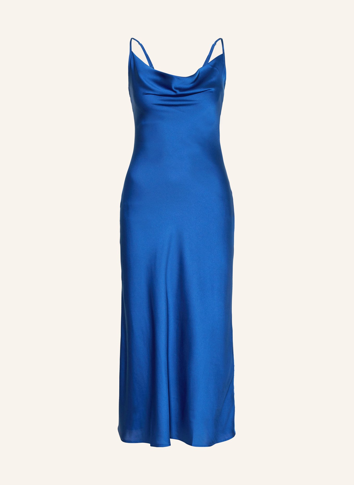 GUESS Satin dress AKILINA, Color: BLUE (Image 1)
