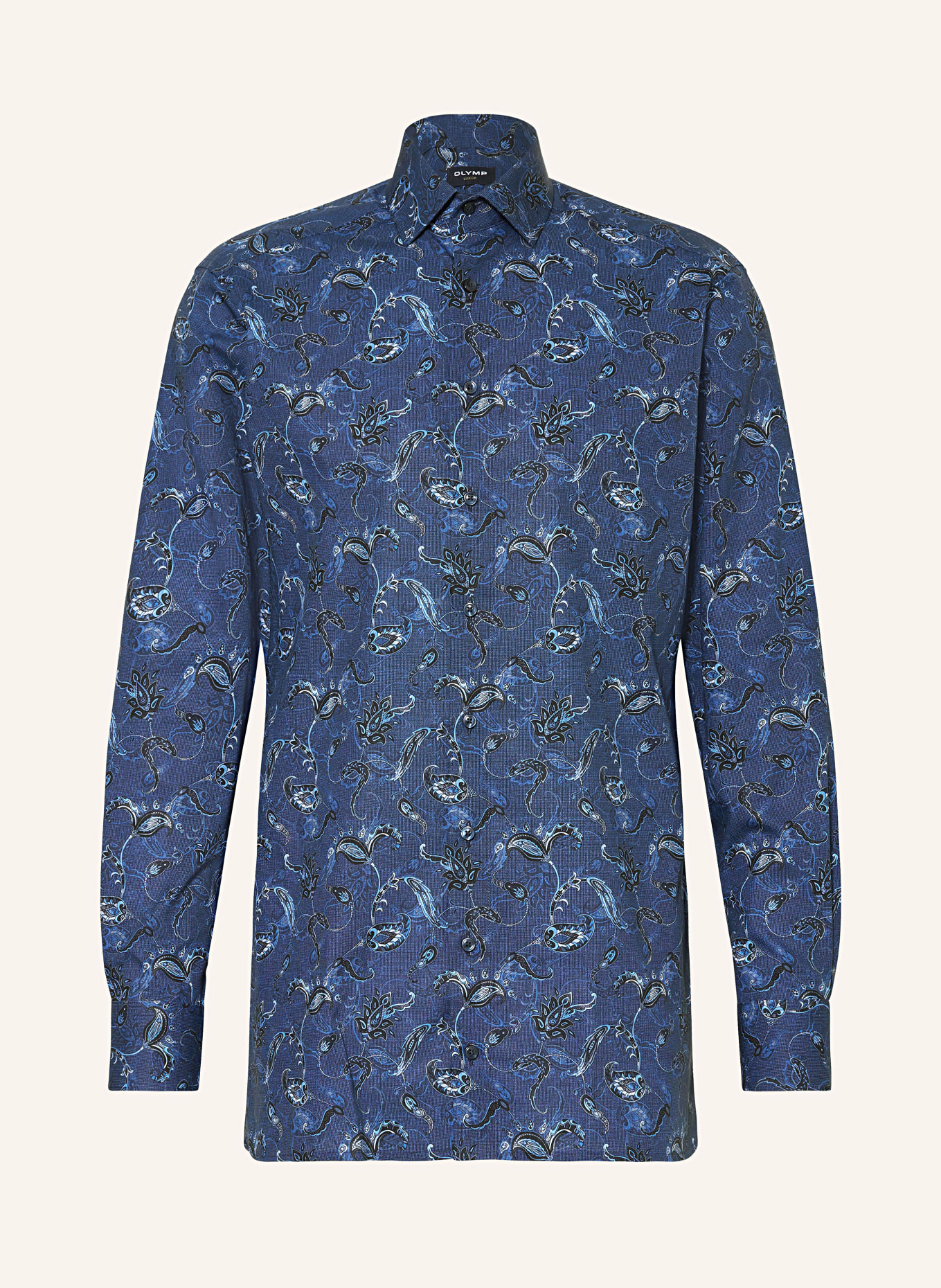 OLYMP Koszula luxor modern fit, Kolor: GRANATOWY/ CZARNY/ BIAŁY (Obrazek 1)