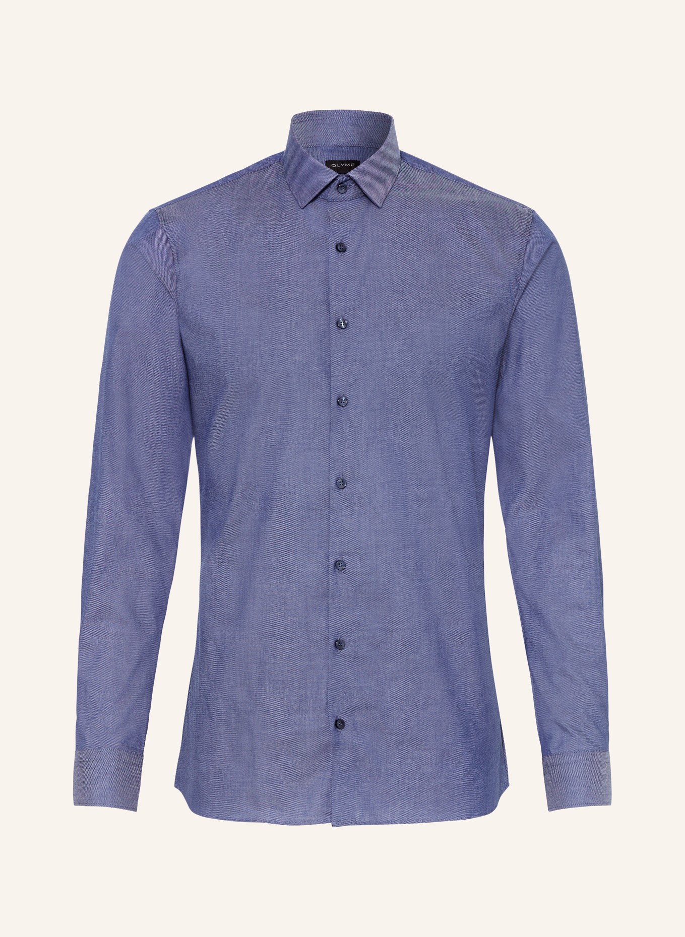 OLYMP Hemd No. Six super slim: DUNKELBLAU