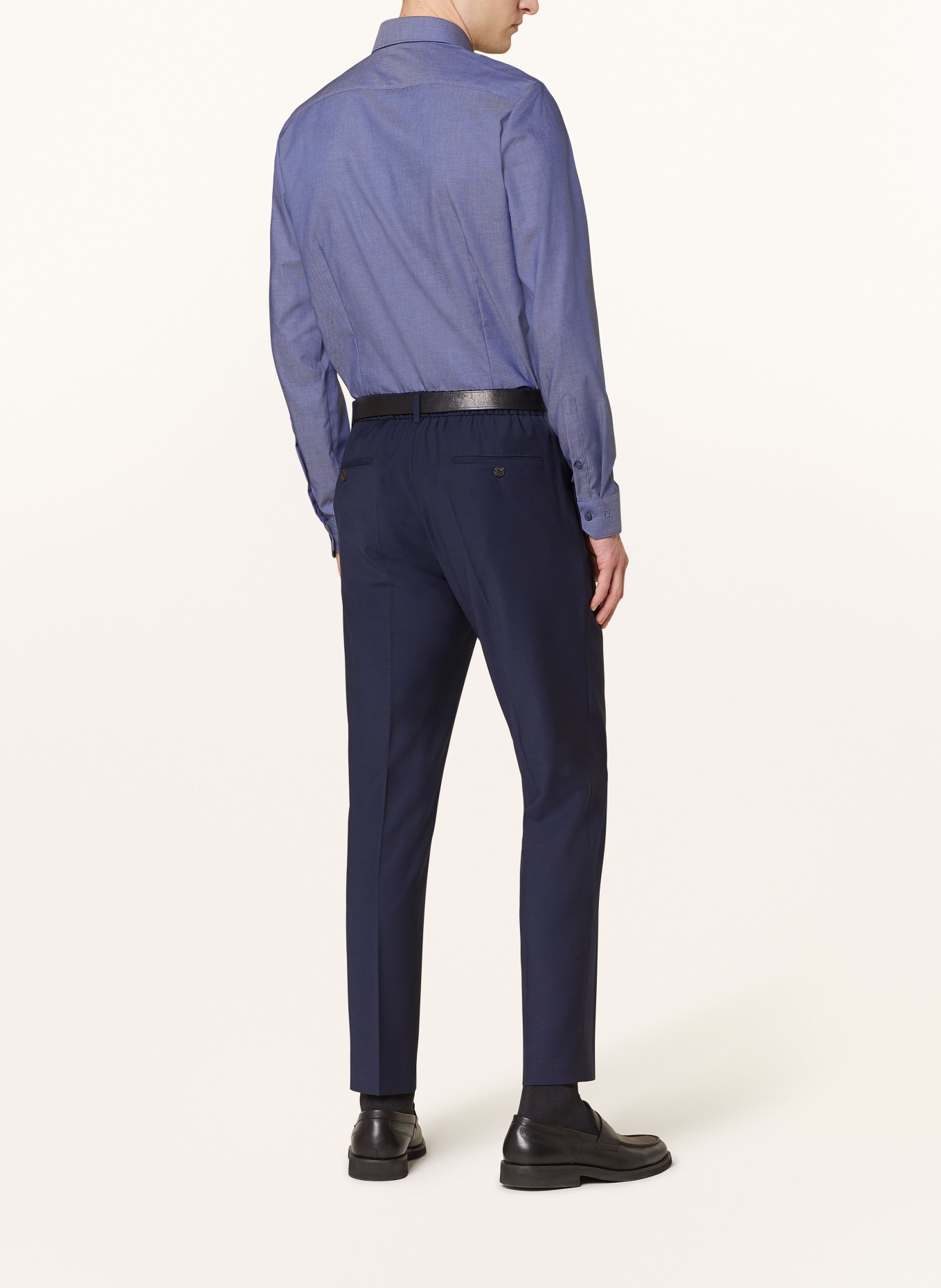 OLYMP Hemd No. Six super slim: DUNKELBLAU