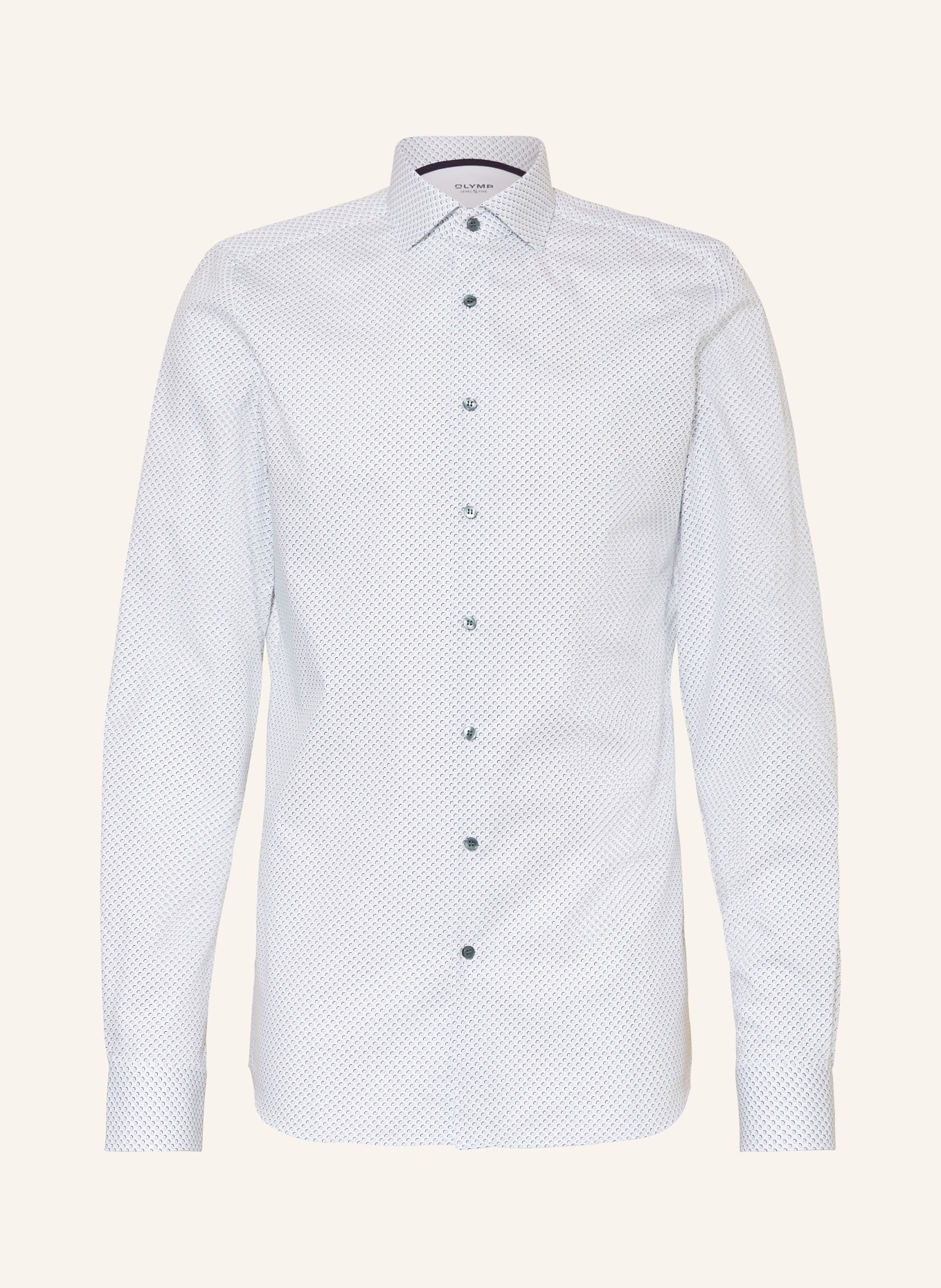 OLYMP Košile Level Five Body Fit s extra dlouhým rukávem, Barva: ZELENÁ/ MODRÁ/ BÍLÁ (Obrázek 1)
