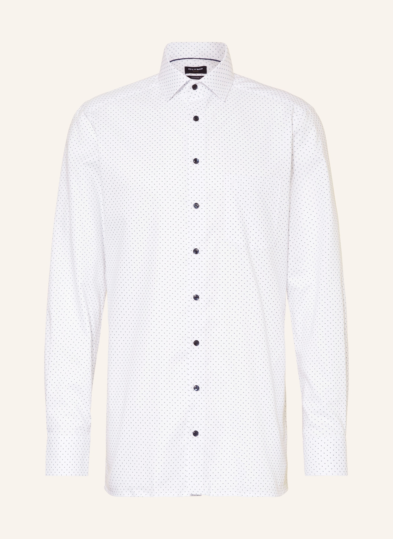 OLYMP Koszula luxor modern fit z bardzo długimi rękawami, Kolor: JASNONIEBIESKI/ BIAŁY/ GRANATOWY (Obrazek 1)