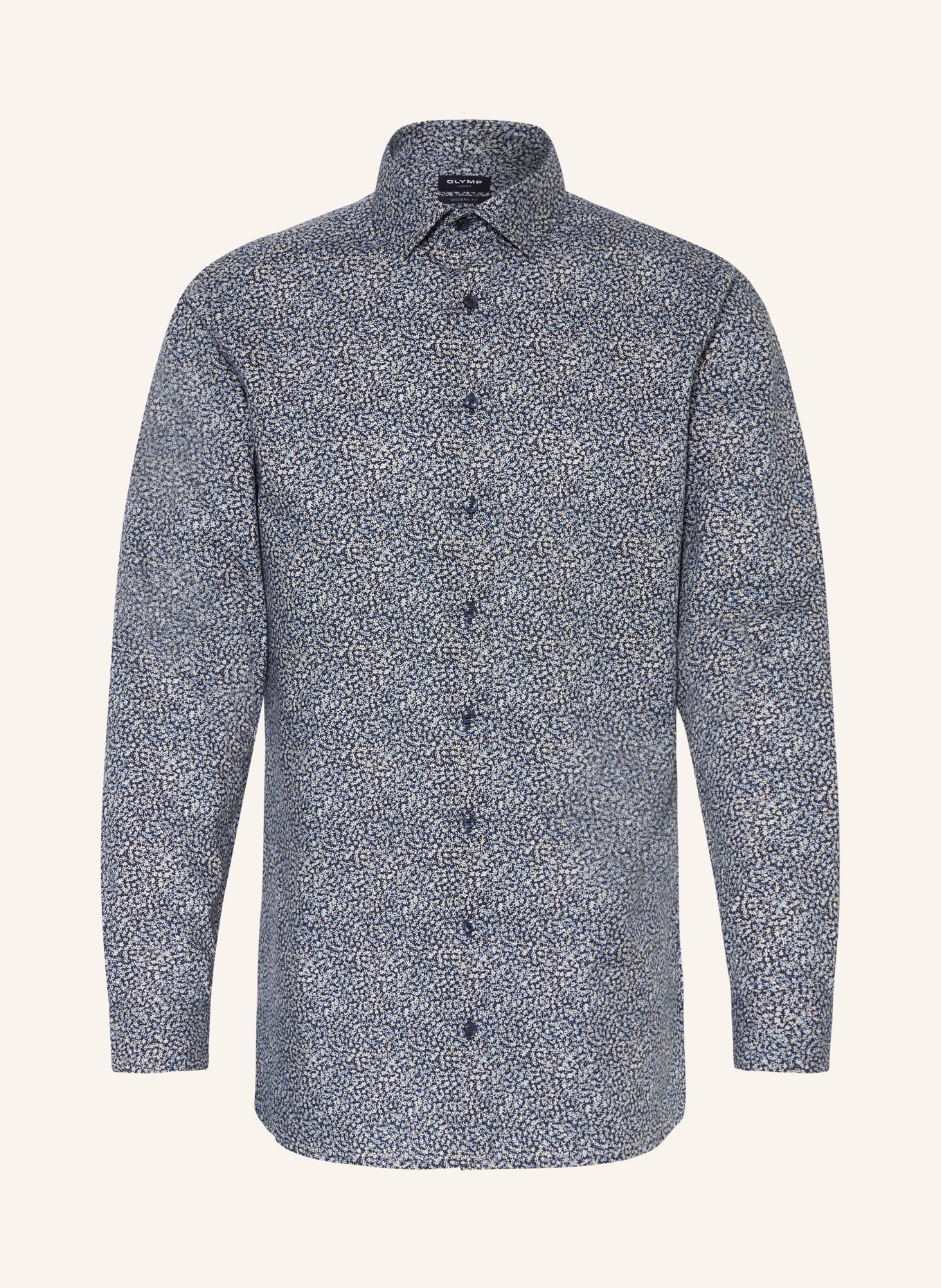 OLYMP Koszula luxor modern fit z bardzo długimi rękawami, Kolor: GRANATOWY/ BEŻOWY/ JASNONIEBIESKI (Obrazek 1)