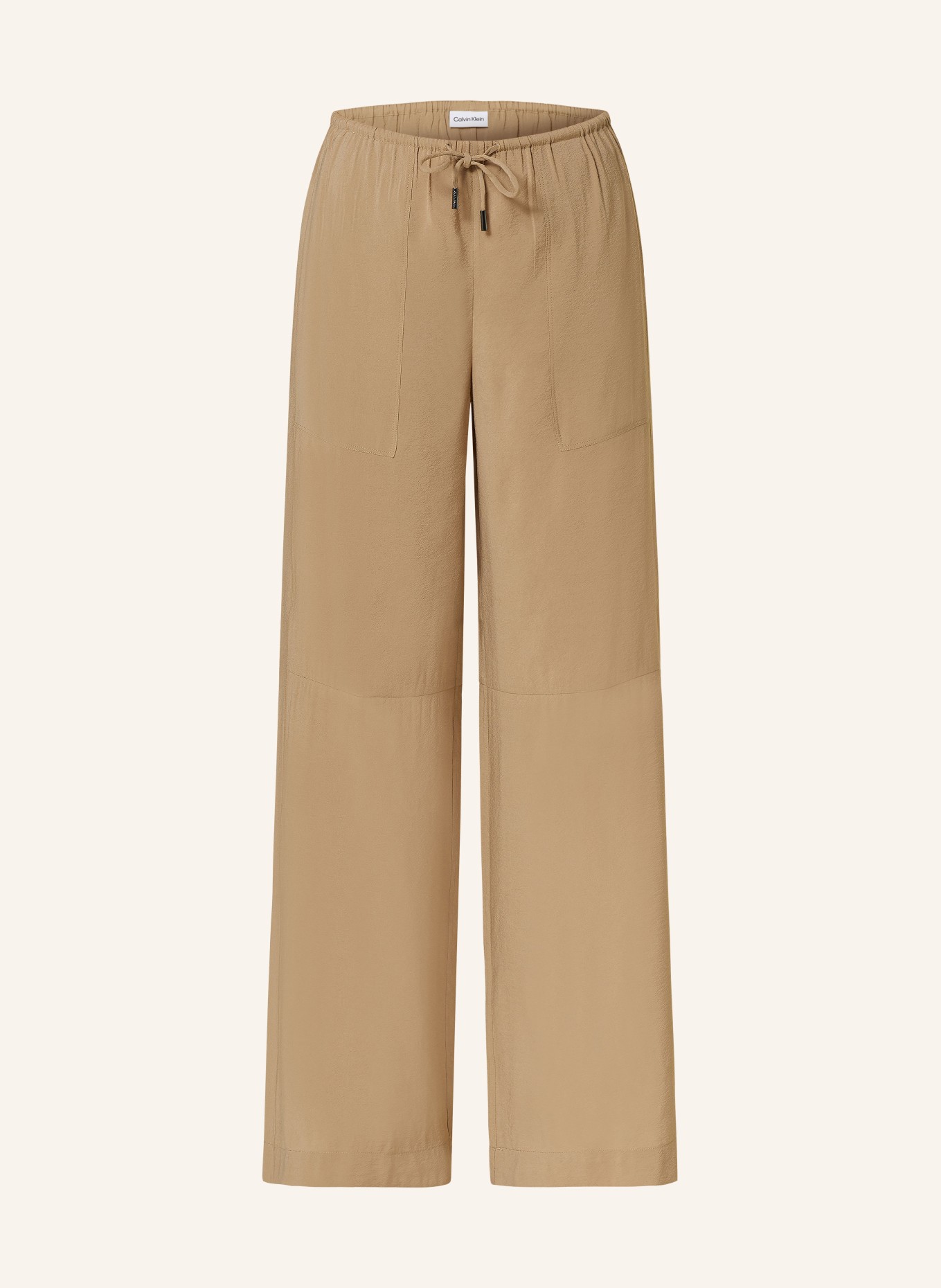 Calvin Klein Kalhoty, Barva: BÉŽOVÁ (Obrázek 1)