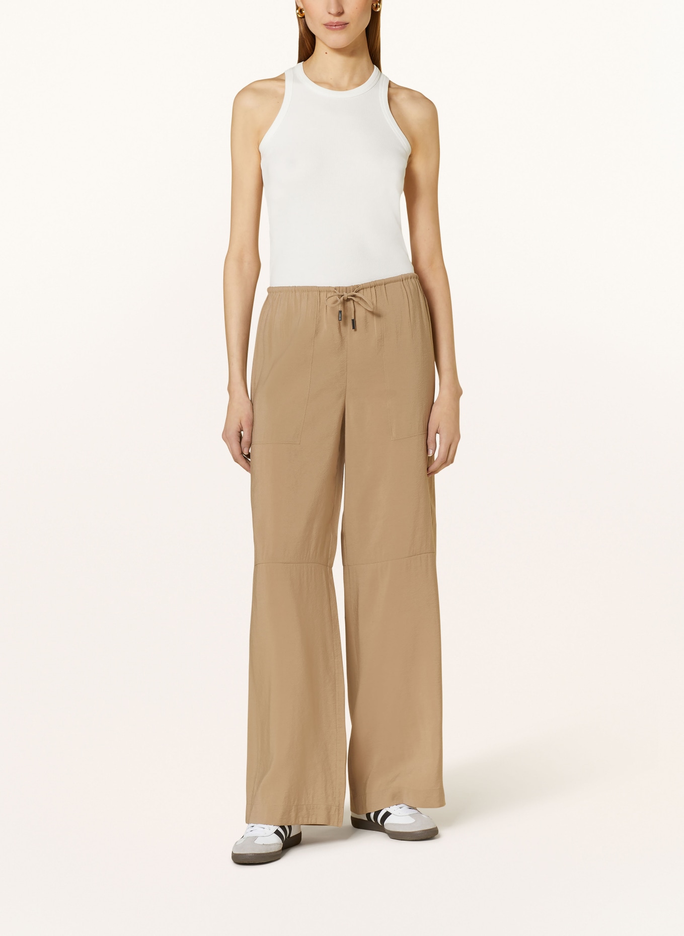 Calvin Klein Kalhoty, Barva: BÉŽOVÁ (Obrázek 2)