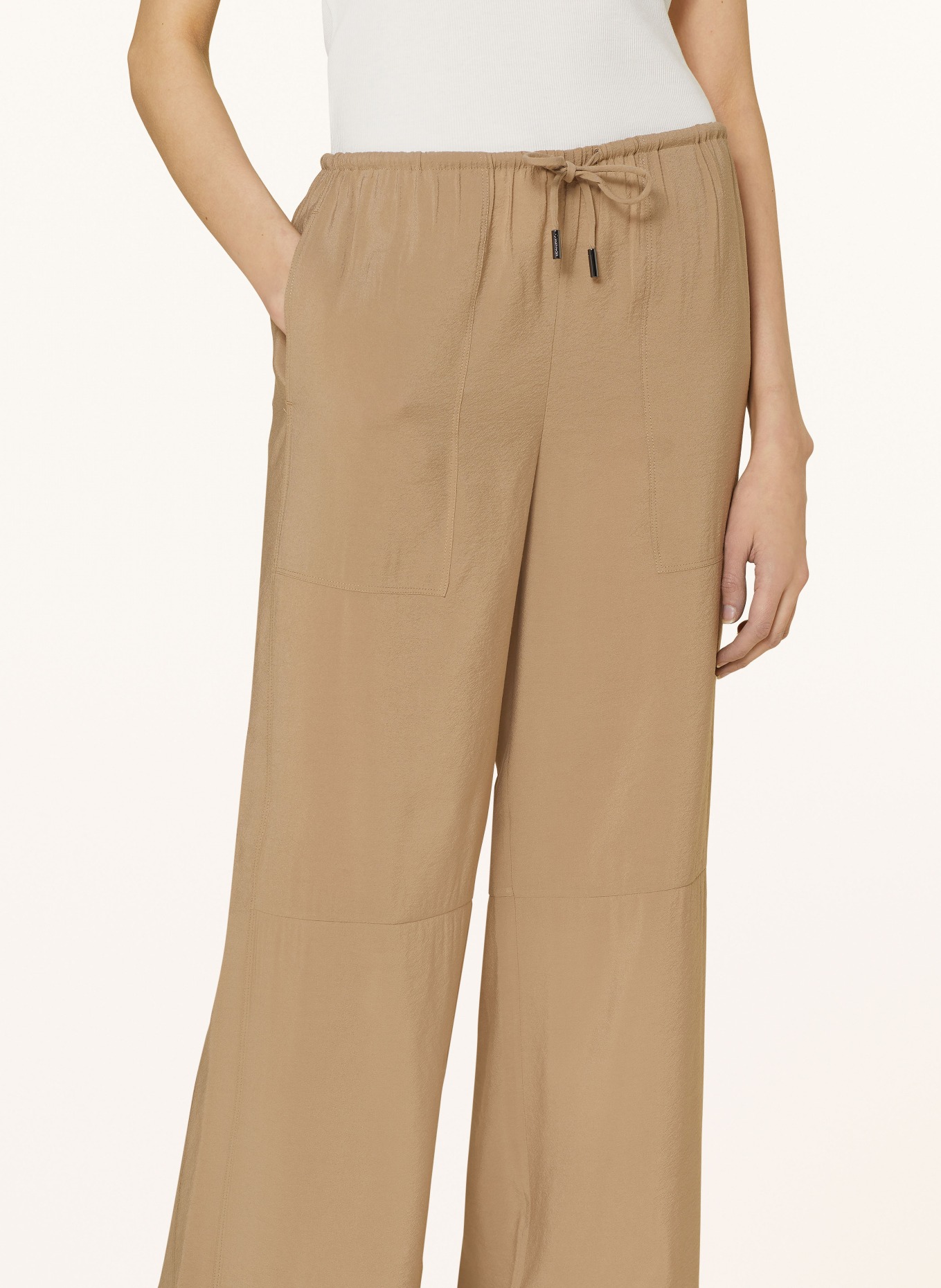 Calvin Klein Kalhoty, Barva: BÉŽOVÁ (Obrázek 5)