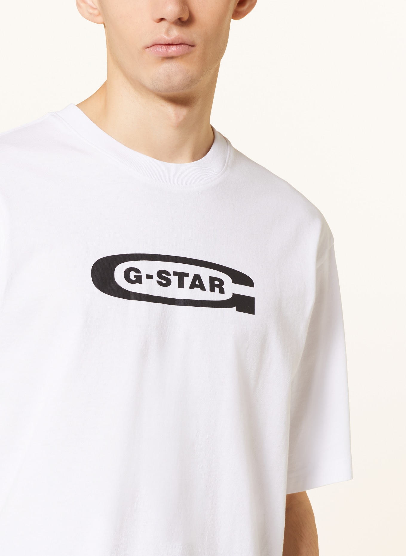G-Star RAW T-shirt, Kolor: BIAŁY/ CZARNY (Obrazek 4)