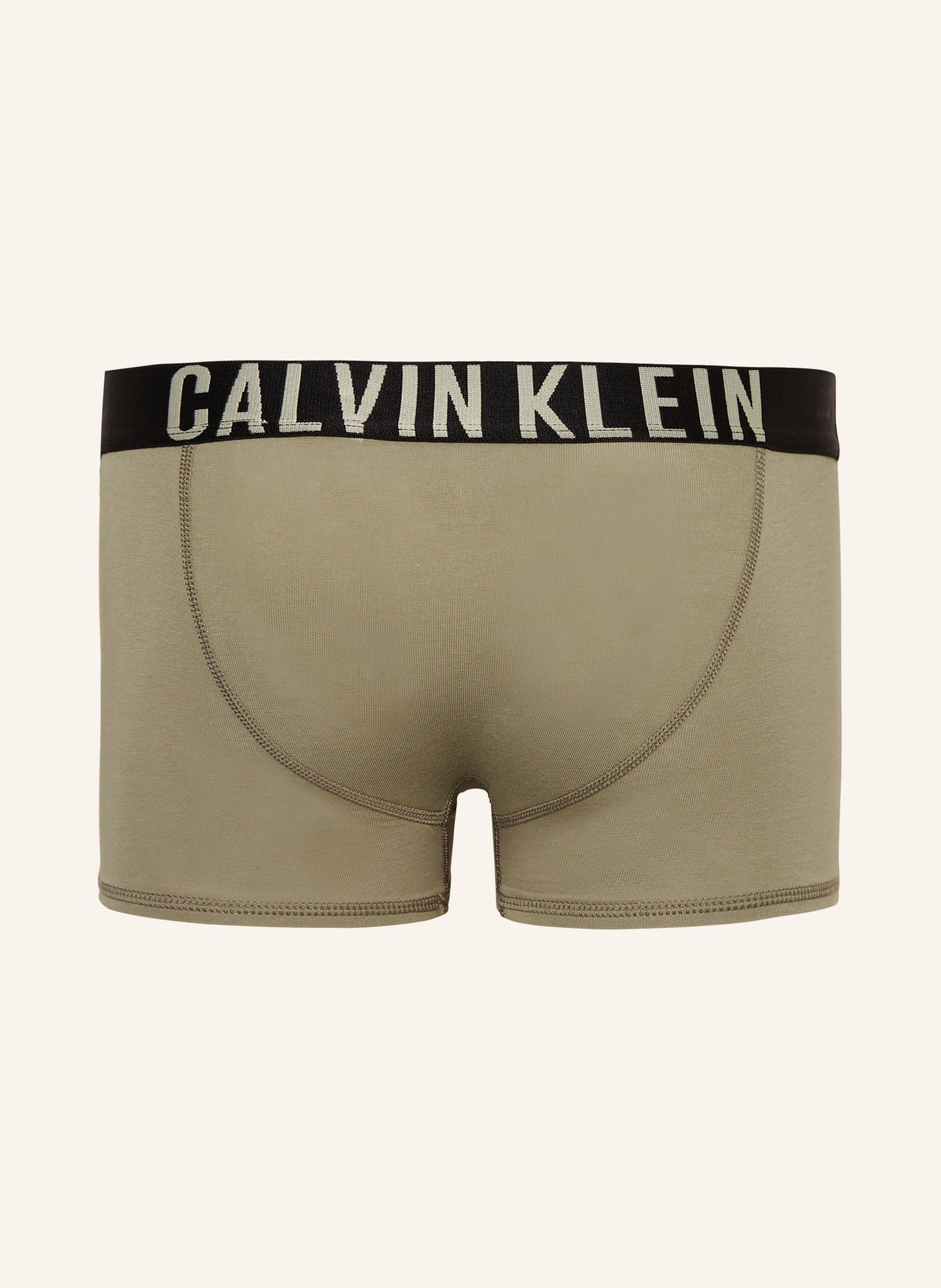 Calvin Klein 2er-Pack Boxershorts, Farbe: KHAKI/ SCHWARZ (Bild 2)