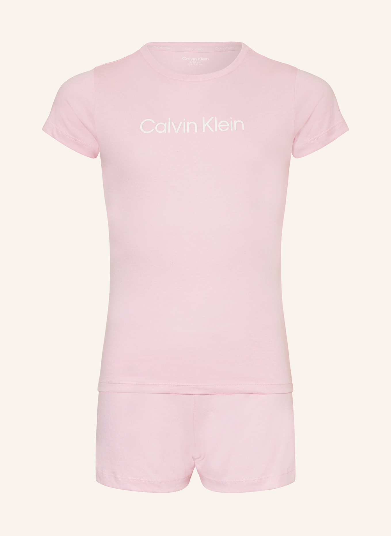 Calvin Klein Pyžamo se šortkami, Barva: RŮŽOVÁ (Obrázek 1)