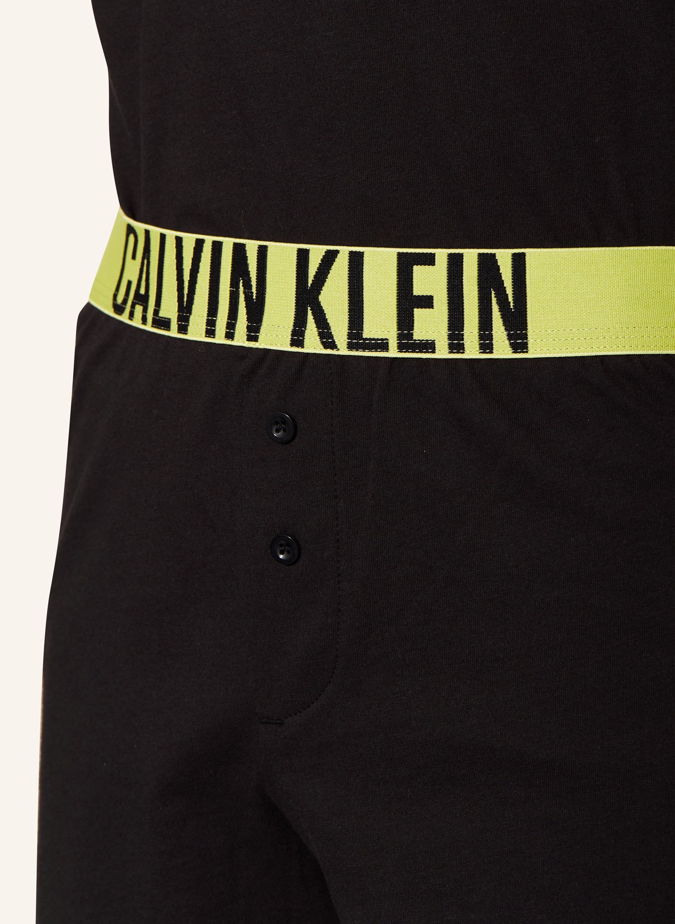 Calvin Klein Piżama z szortami, Kolor: CZARNY (Obrazek 3)
