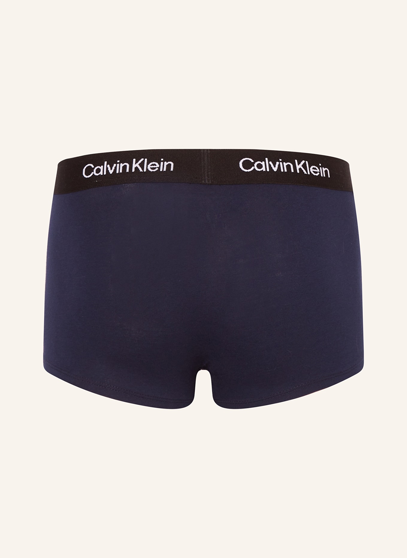 Calvin Klein Boxerky TRUNK, 3 kusy v balení, Barva: TMAVĚ MODRÁ/ ŠEDÁ/ ČERNÁ (Obrázek 2)