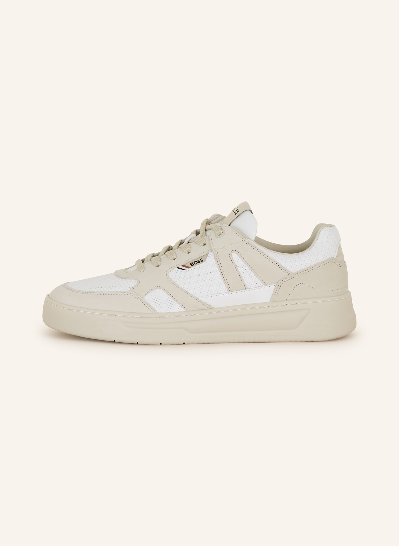 BOSS Sneakers BALTIMORE, Color: BEIGE/ WHITE (Image 4)