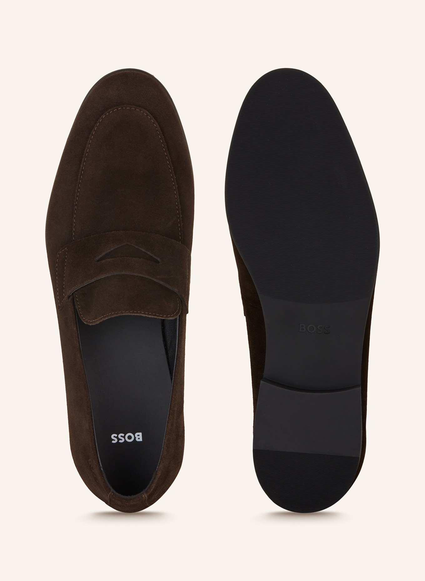 BOSS Penny loafers GAVRIE, Color: DARK BROWN (Image 5)