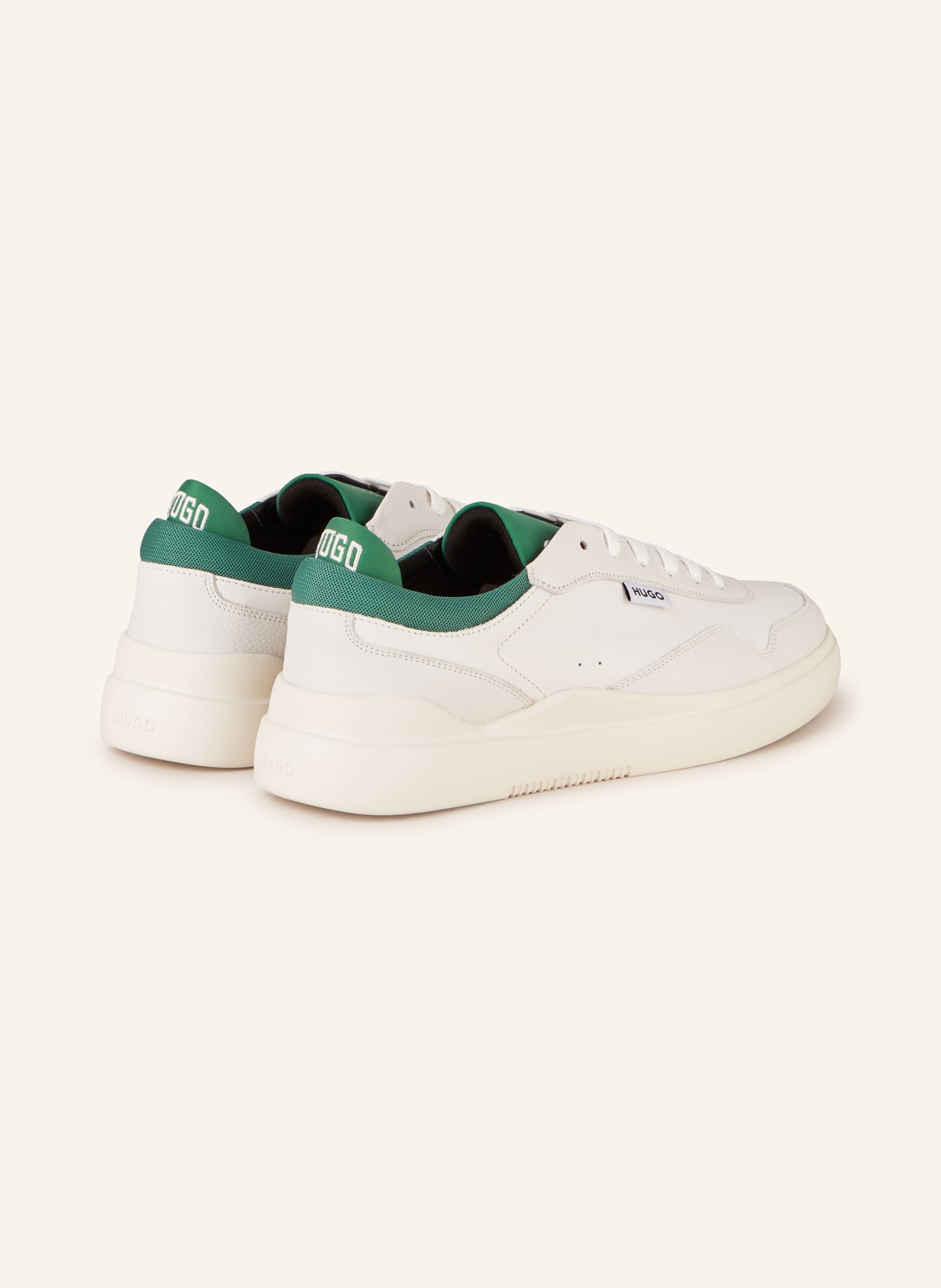 HUGO Sneakers BLAKE, Color: WHITE/ GREEN (Image 2)