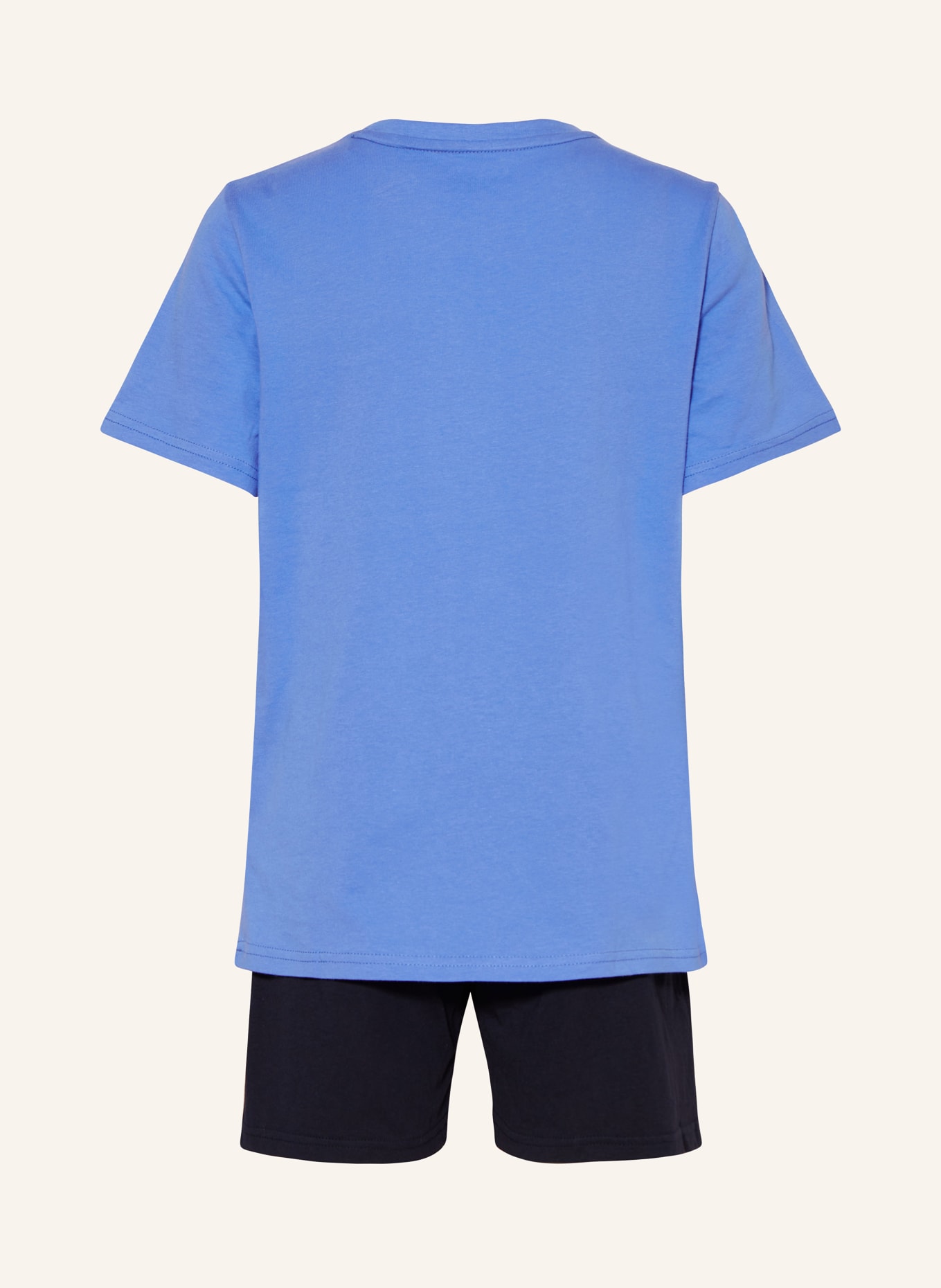 TOMMY HILFIGER Shorty-Schlafanzug, Farbe: HELLBLAU/ DUNKELBLAU (Bild 2)