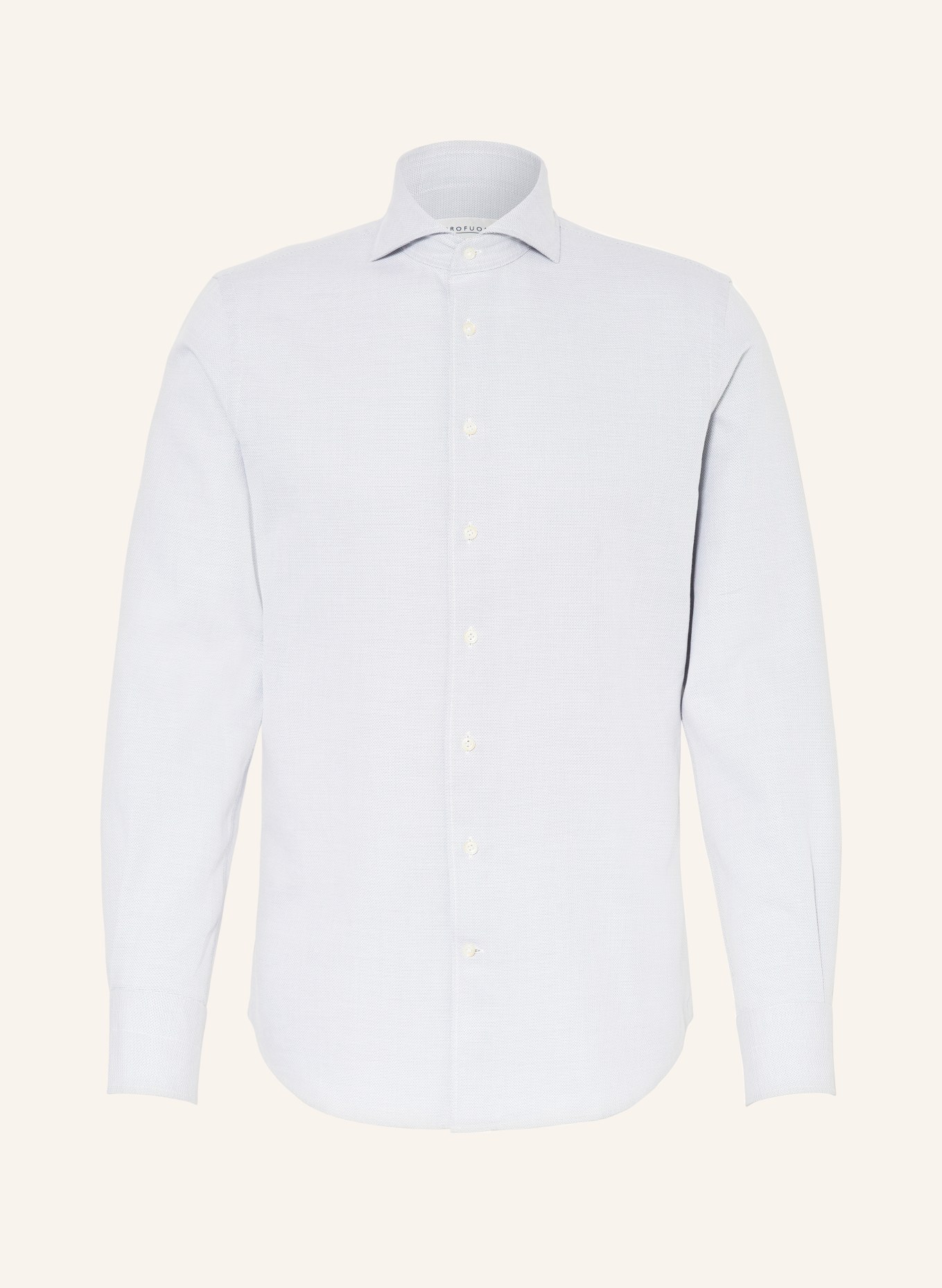 PROFUOMO Shirt slim fit, Color: GREEN/ WHITE (Image 1)