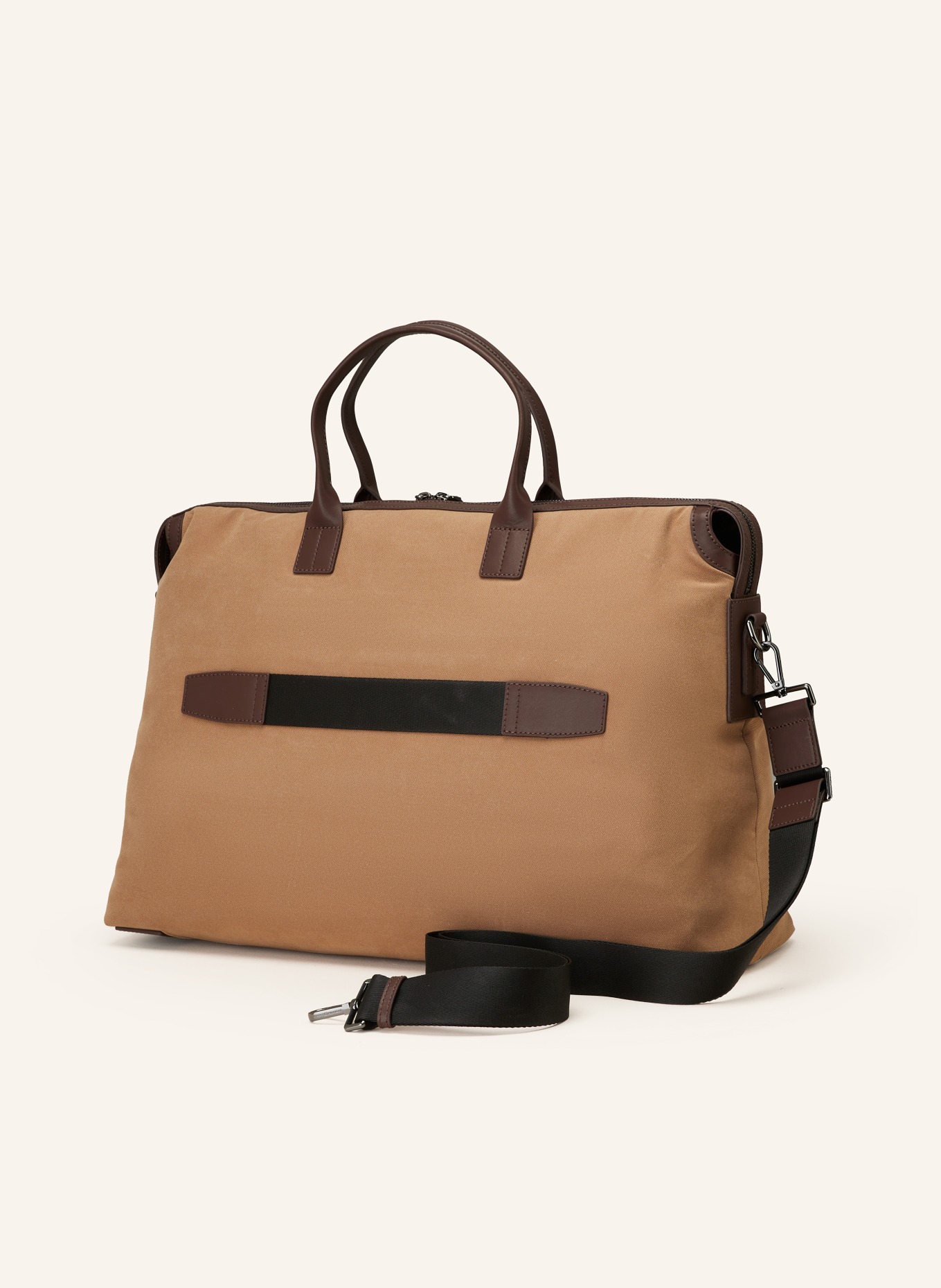 TOMMY HILFIGER Weekend bag CLASSIC DUFFLE, Color: CAMEL/ DARK BROWN (Image 2)