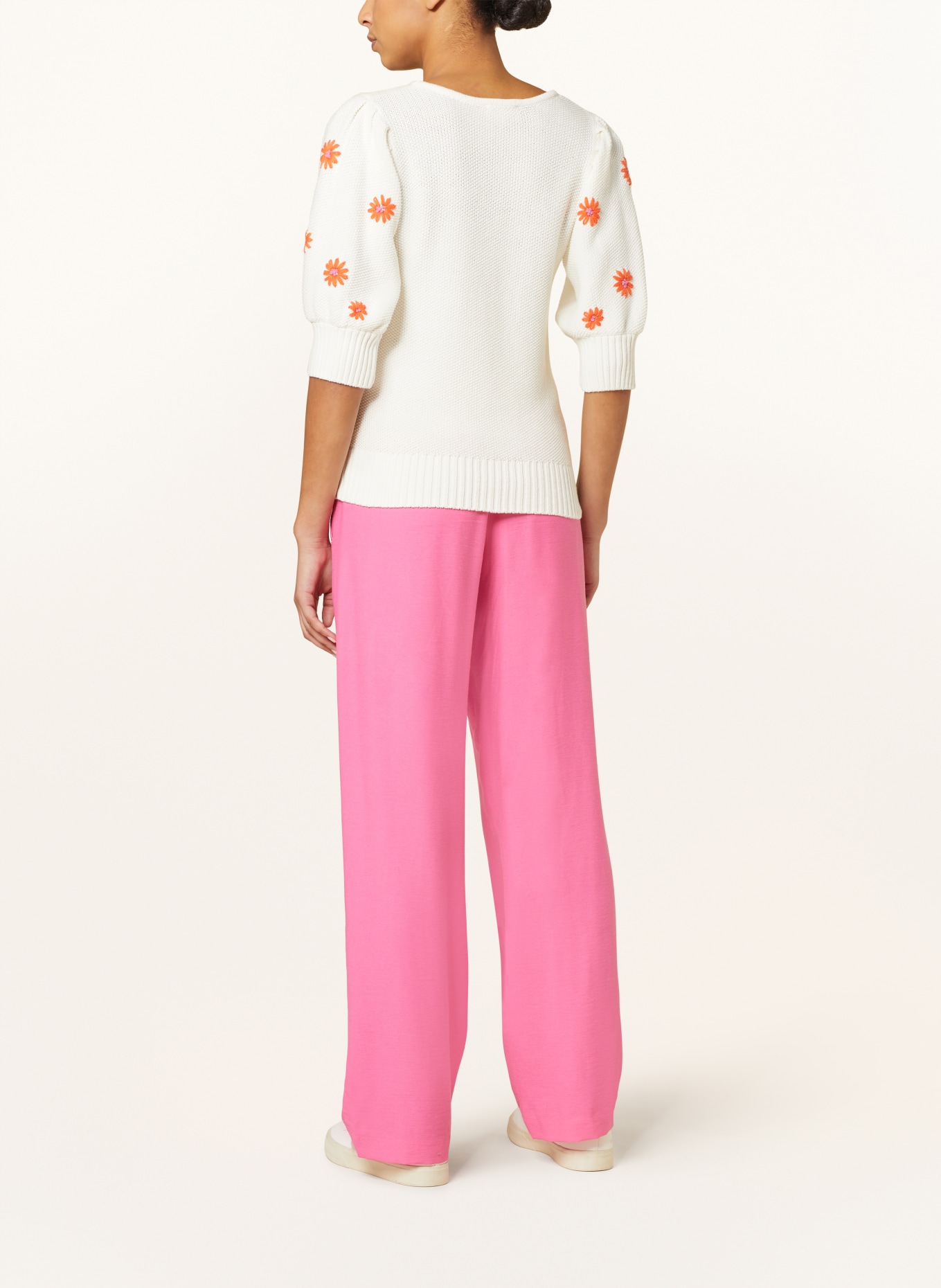 FABIENNE CHAPOT Pullover RICE, Farbe: WEISS/ ORANGE (Bild 3)