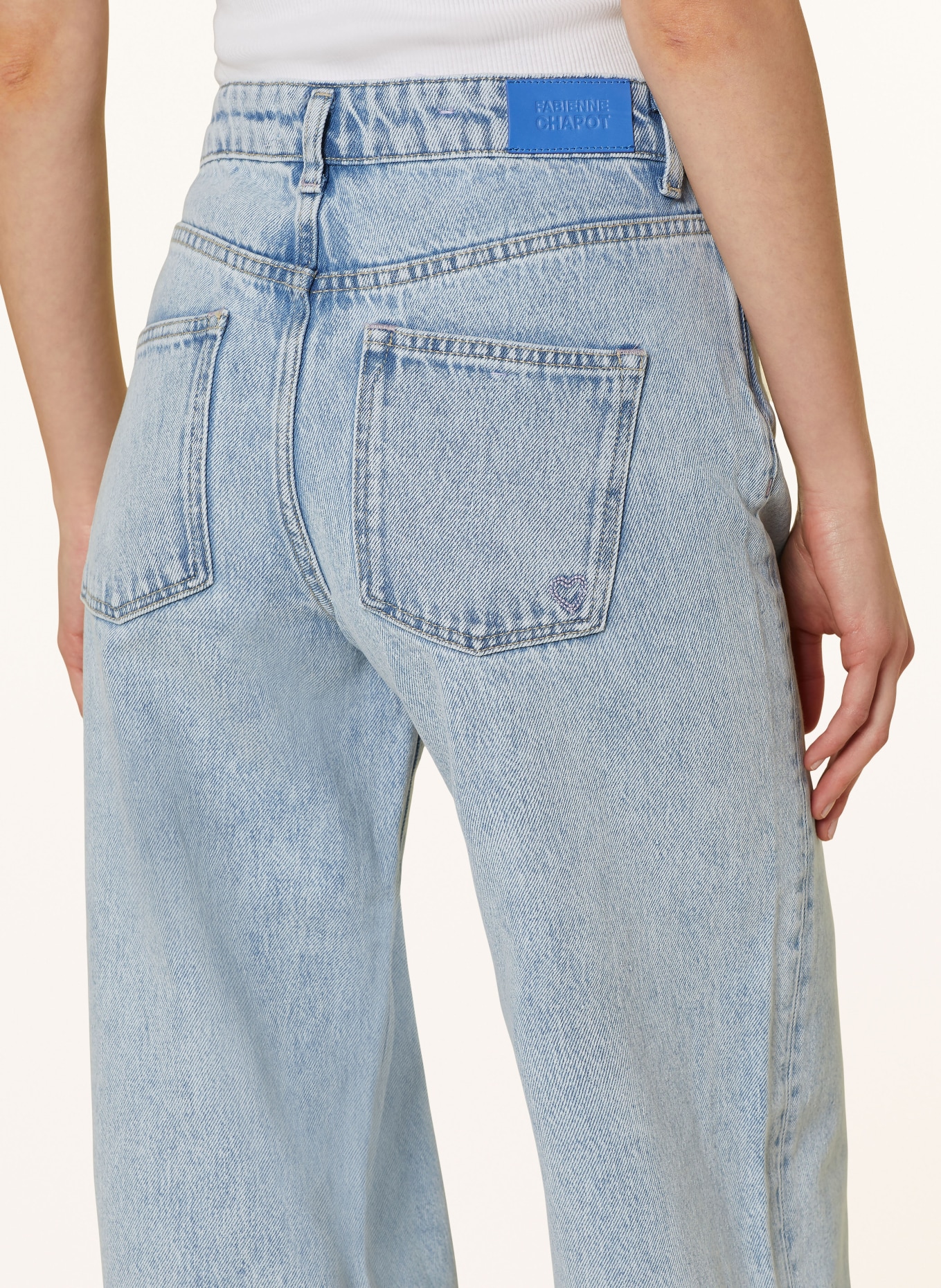 FABIENNE CHAPOT Jeans LUCY WIDE, Color: 3023 Faded Light Blue (Image 5)