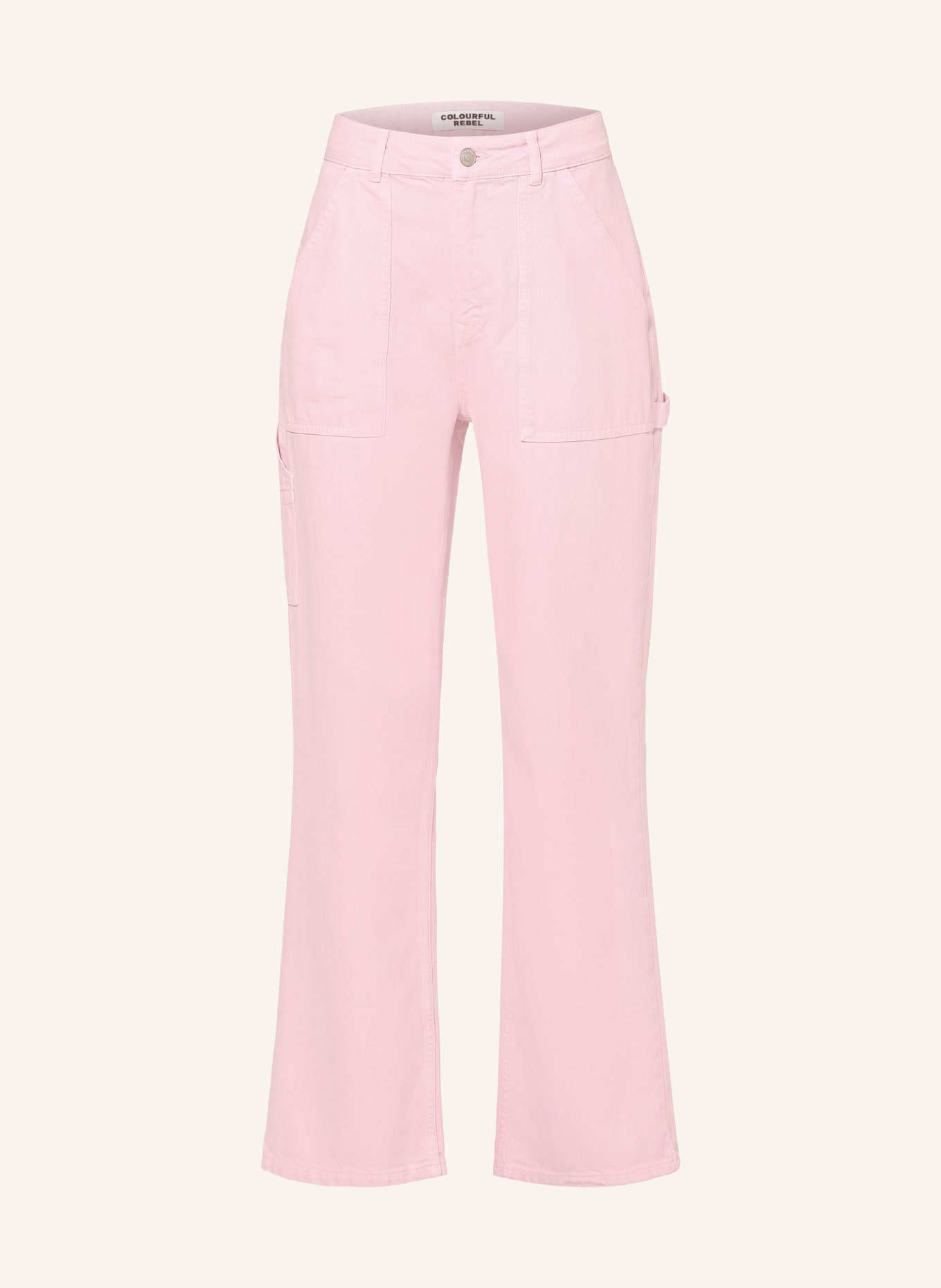 COLOURFUL REBEL Straight jeans TINSLEY, Color: PINK (Image 1)