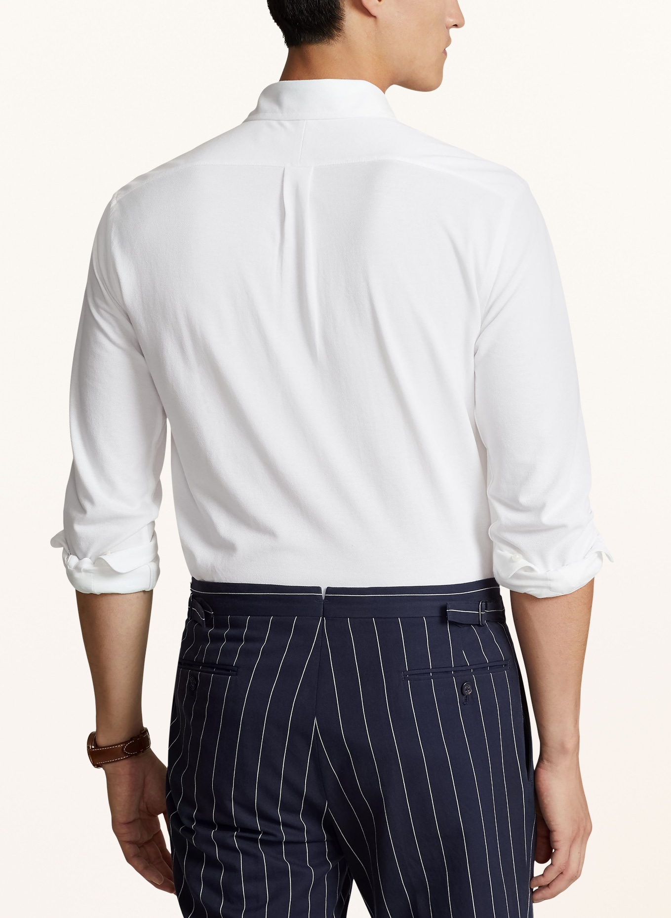 POLO RALPH LAUREN Piqué-Hemd Regular Fit, Farbe: WEISS (Bild 3)