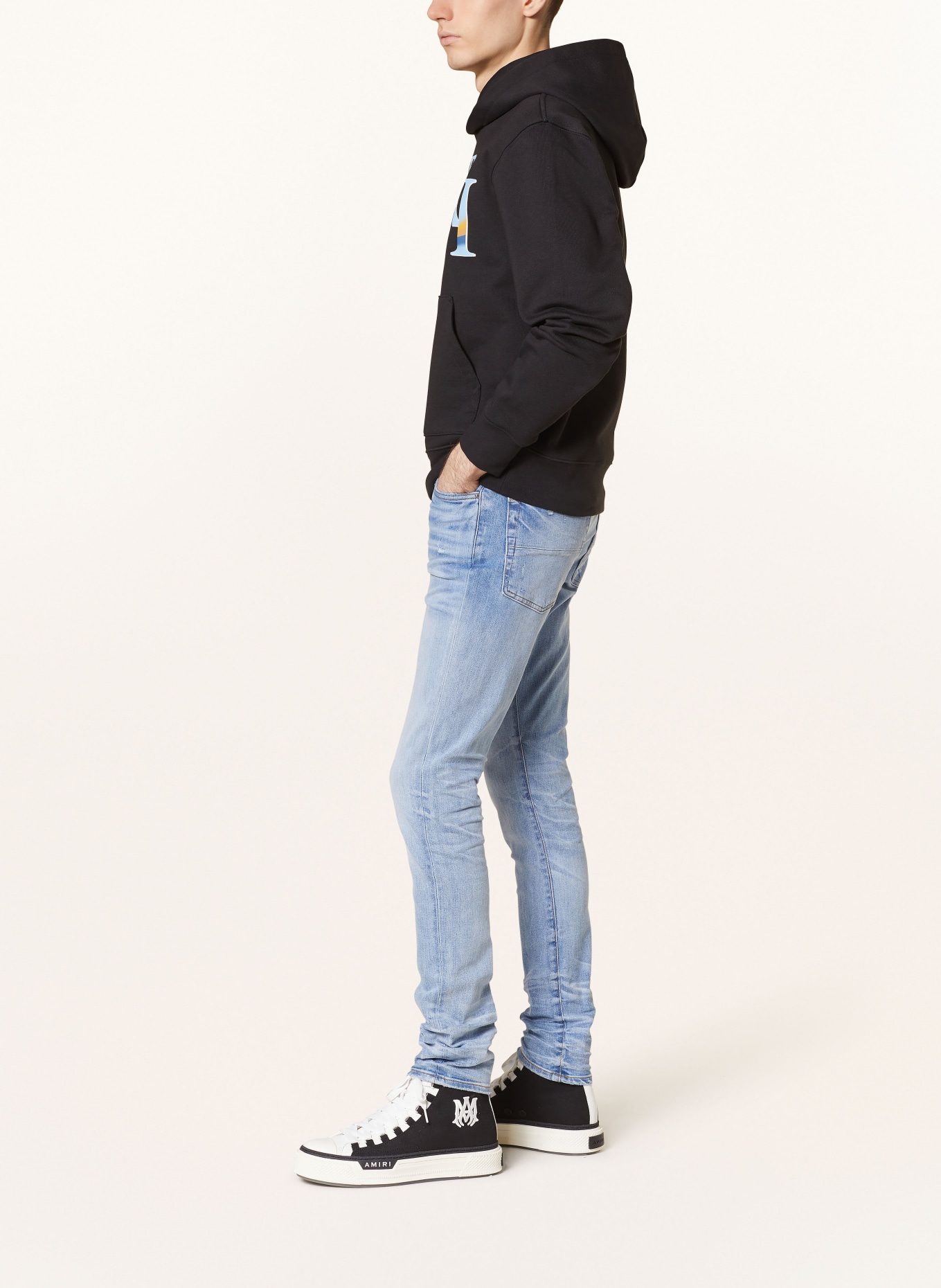 AMIRI Jeans STACK extra slim fit, Color: 426 PERFECT INDIGO (Image 4)