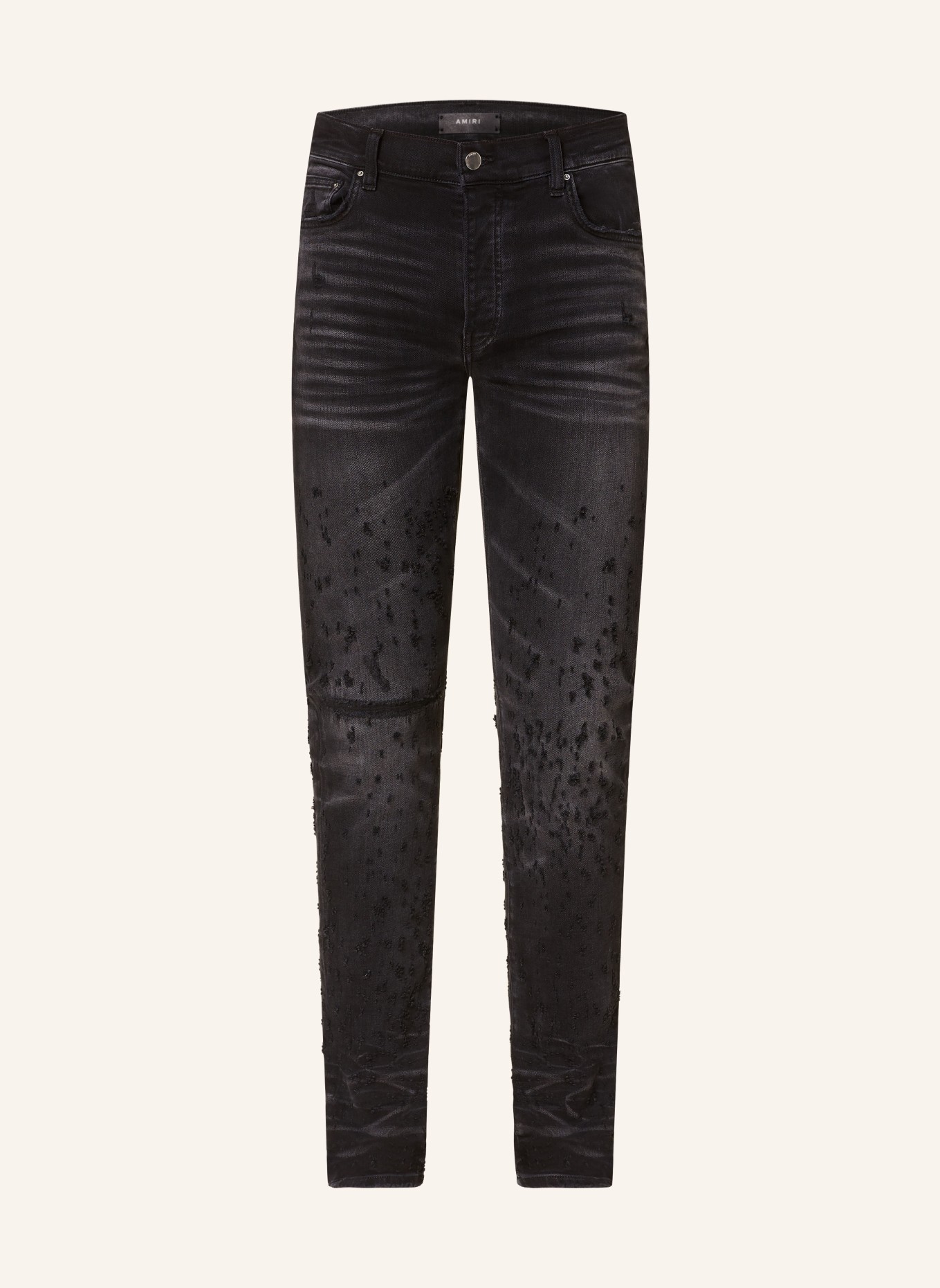 AMIRI Destroyed Jeans Skinny Fit, Farbe: FADED BLACK FADED BLACK (Bild 1)