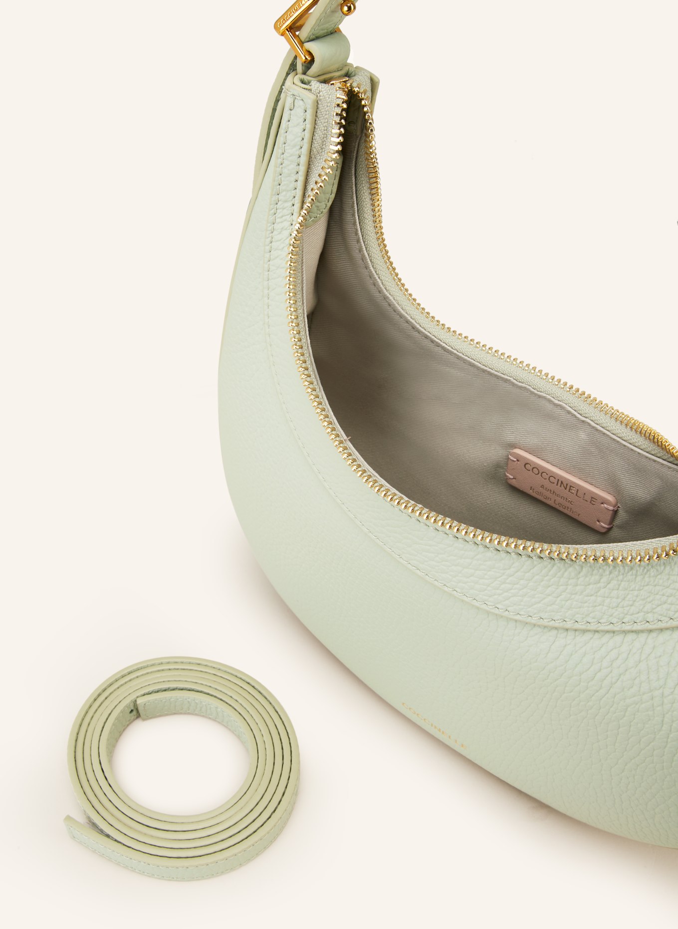 COCCINELLE Handbag, Color: LIGHT GREEN (Image 3)