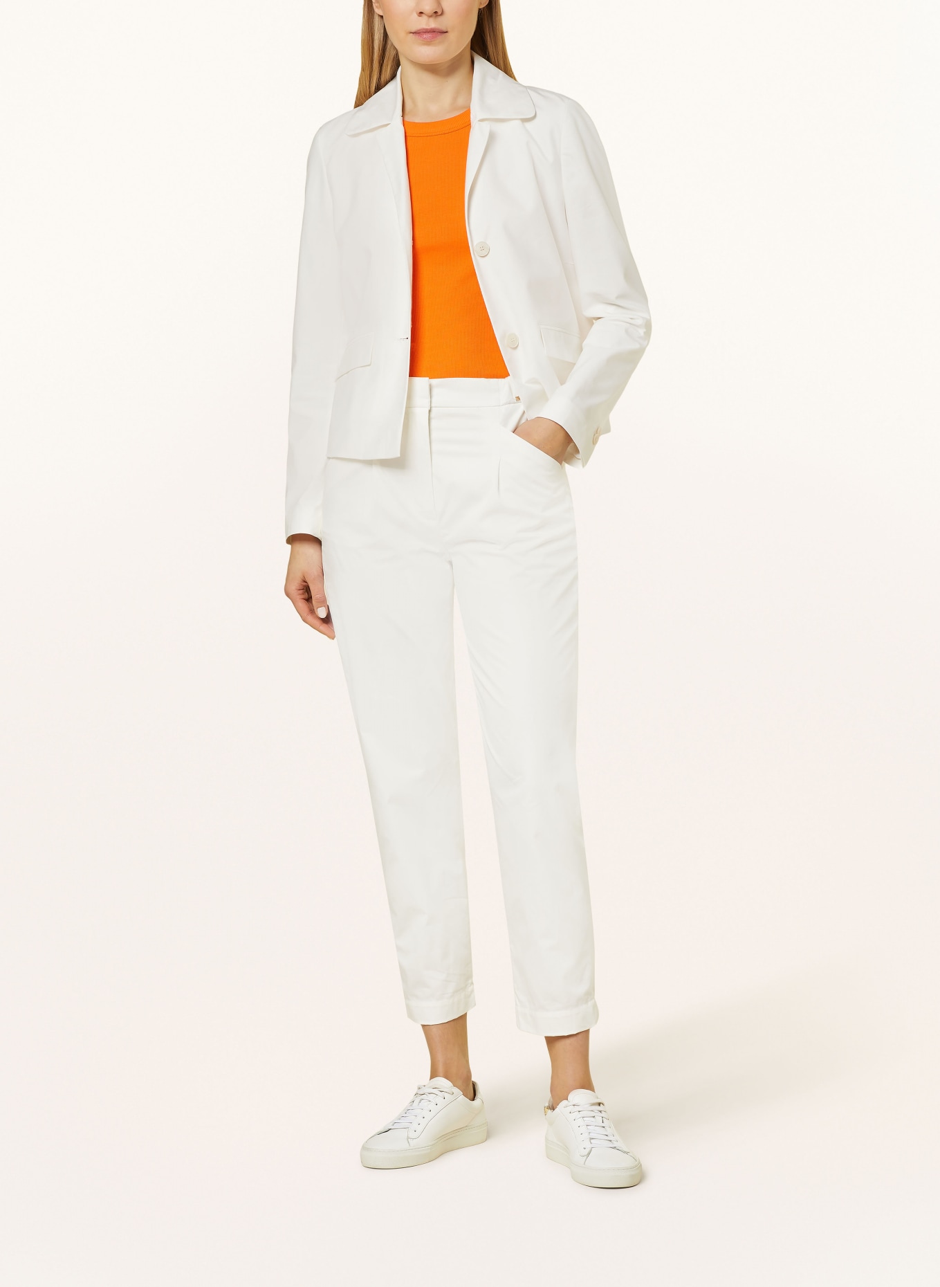 CINQUE 7/8 trousers CIHENRICO, Color: WHITE (Image 2)