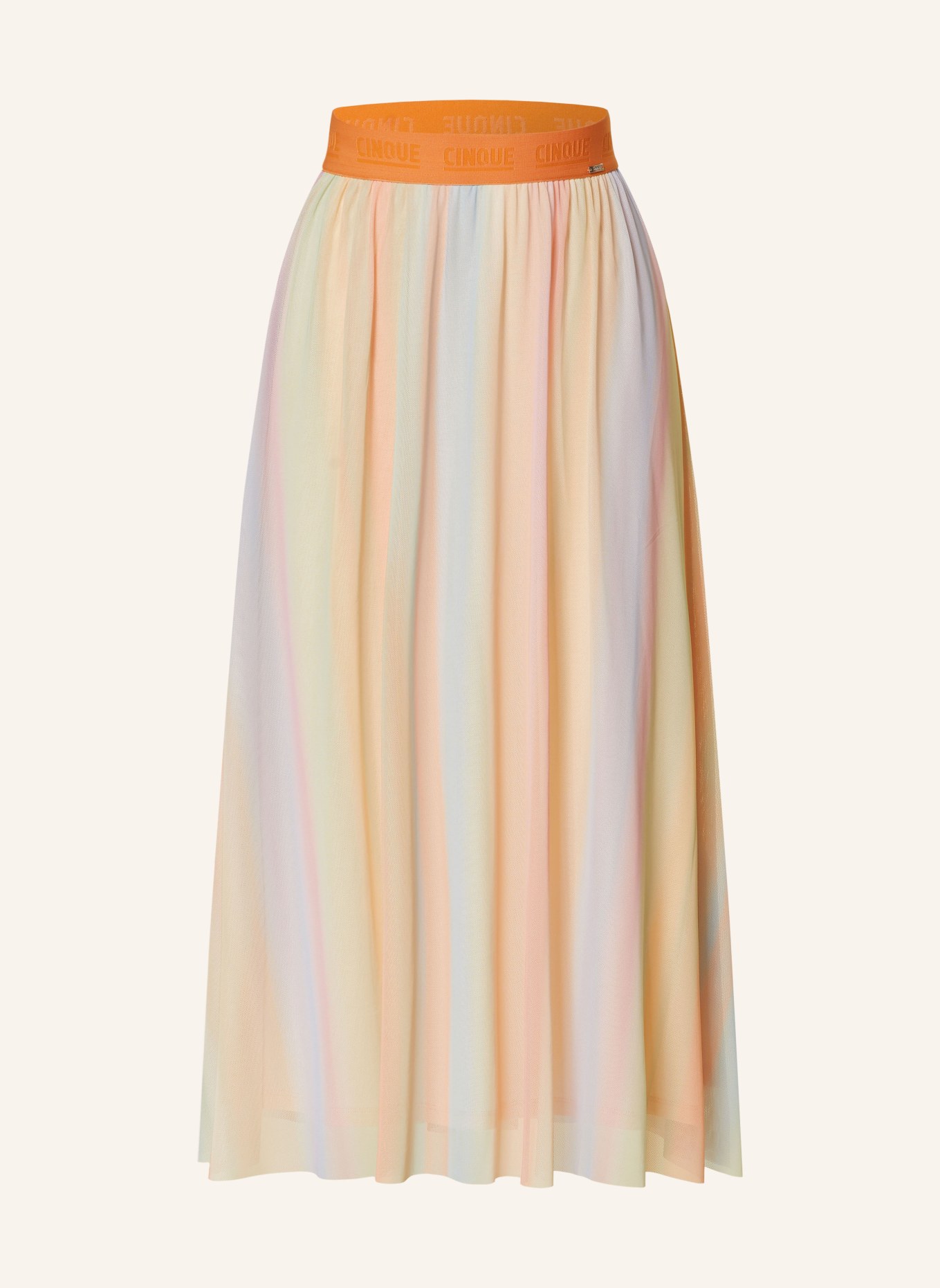 CINQUE Skirt CIFAB, Color: LIGHT BLUE/ LIGHT GREEN/ DARK YELLOW (Image 1)