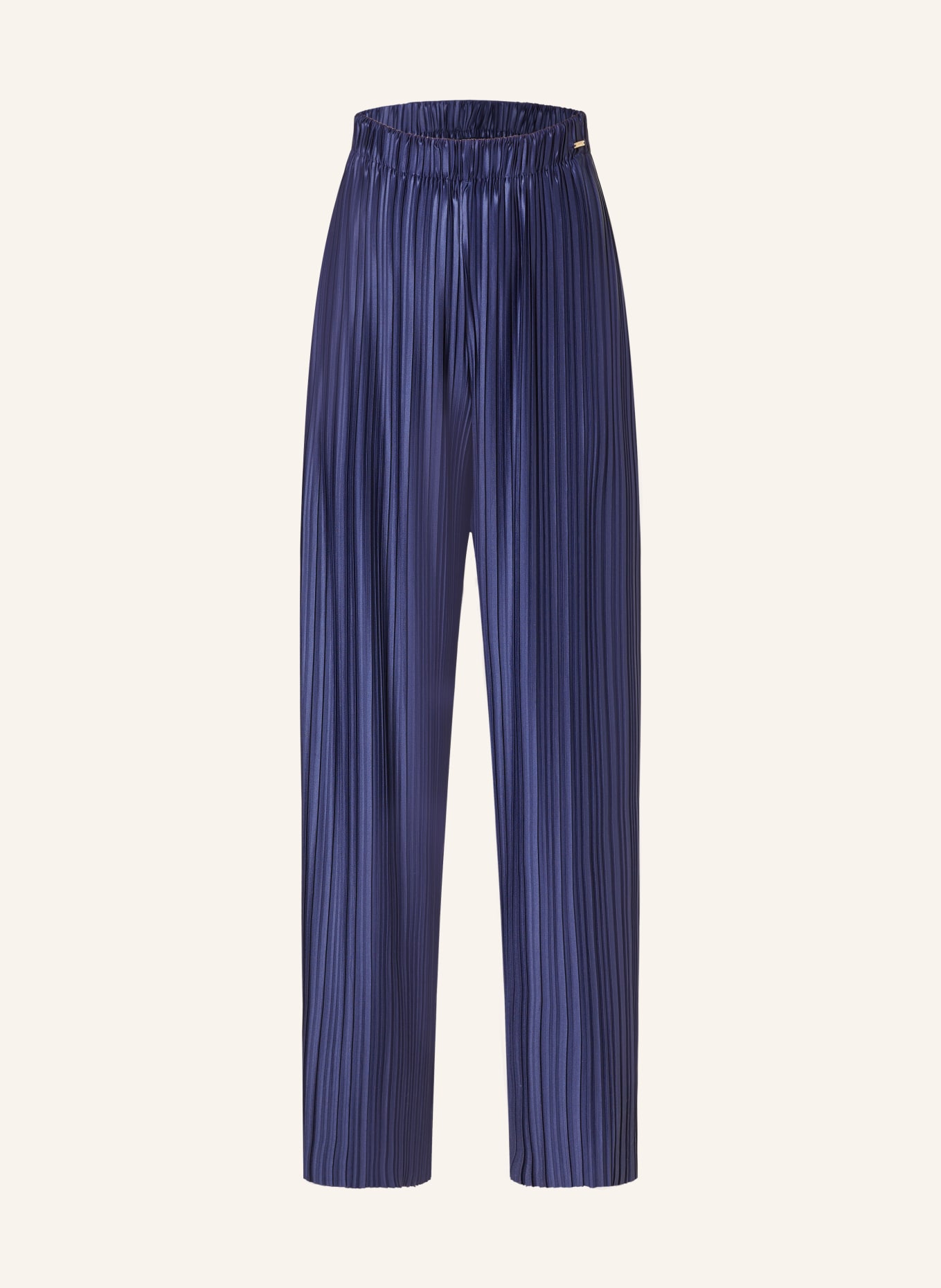 CINQUE Wide leg trousers CIPIPA with pleats, Color: DARK BLUE (Image 1)
