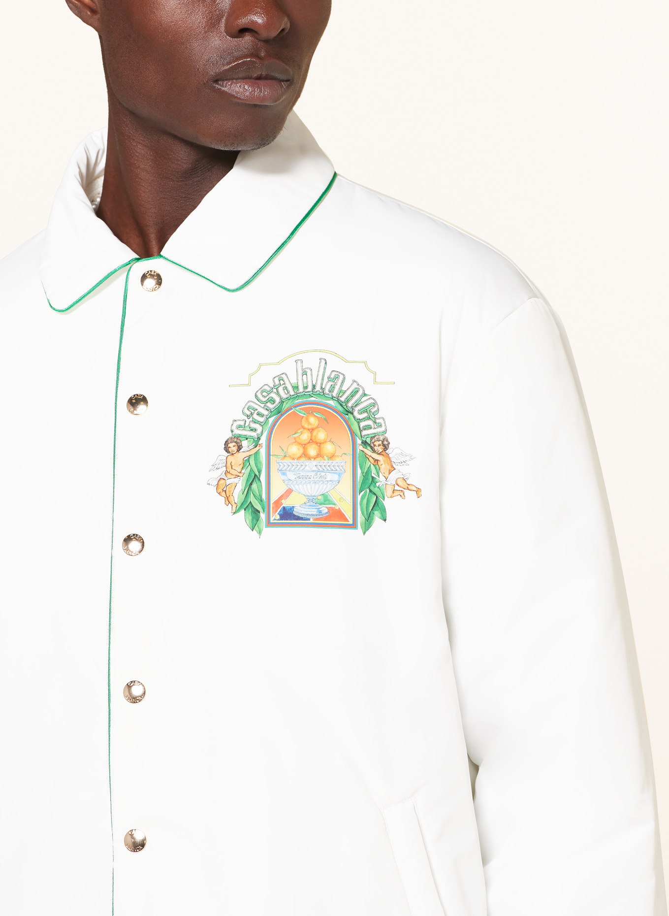 Casablanca Bomber jacket, Color: WHITE (Image 4)