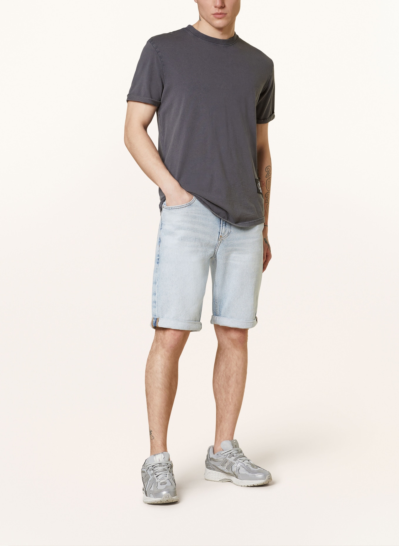 Calvin Klein Jeans T-shirt, Kolor: CZIEMNOSZARY (Obrazek 2)
