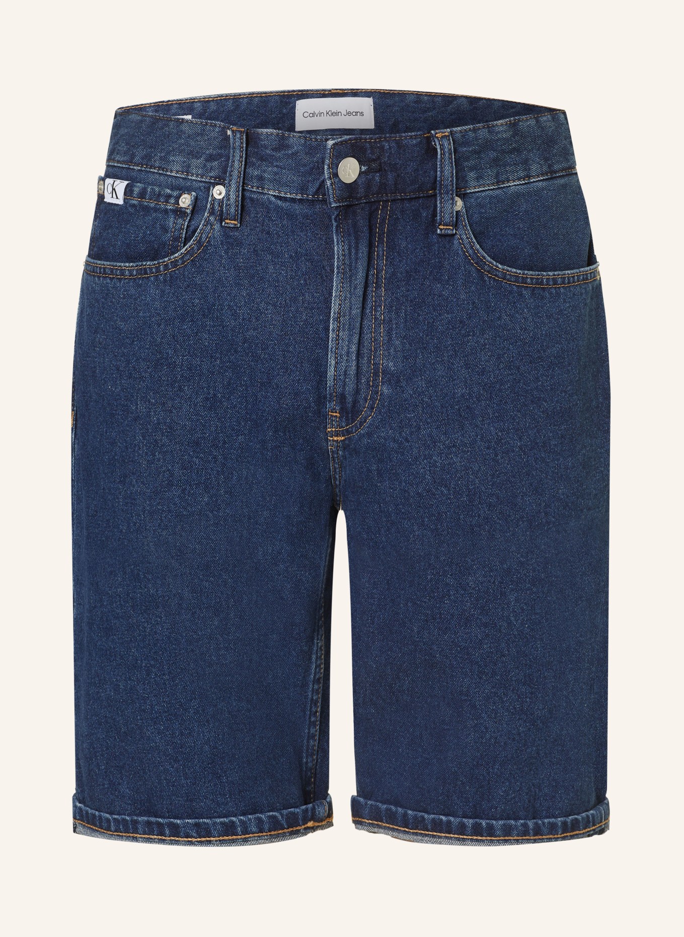 Calvin Klein Jeans Jeansshorts Regular Fit, Farbe: 1BJ DENIM DARK (Bild 1)