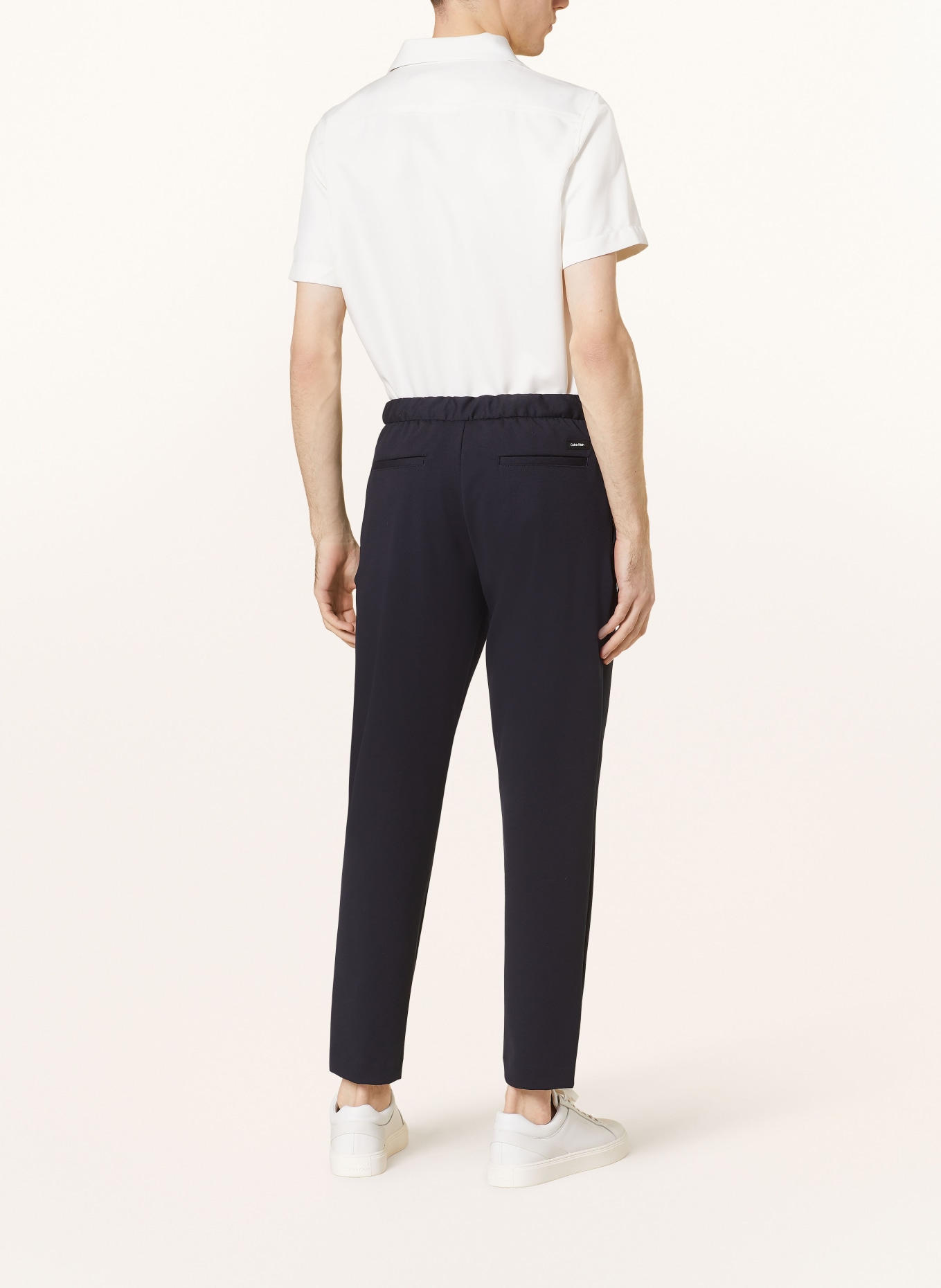 Calvin Klein Jogger style pants tapered fit, Color: DARK BLUE (Image 3)