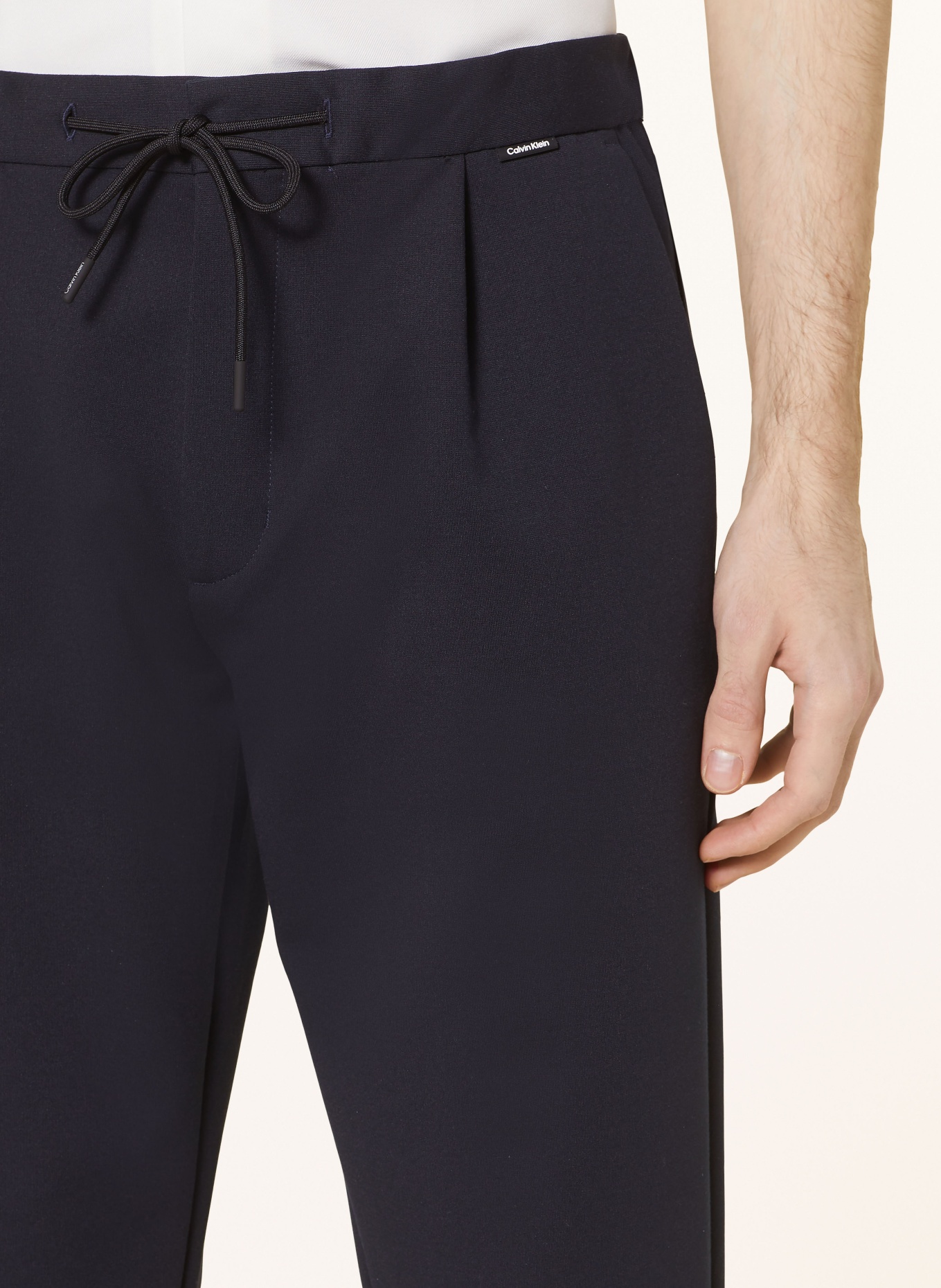 Calvin Klein Jogger style pants tapered fit, Color: DARK BLUE (Image 5)