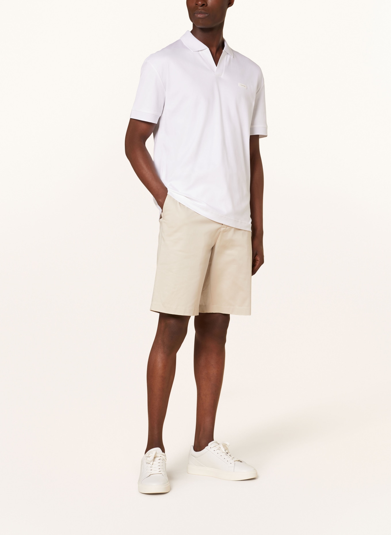 Calvin Klein Jersey-Poloshirt Comfort Fit, Farbe: WEISS (Bild 2)