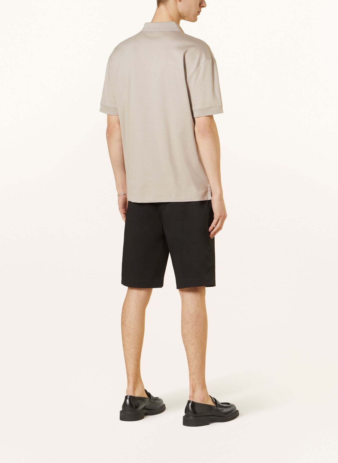 Calvin Klein Jersey polo shirt comfort fit, Color: TAUPE (Image 3)