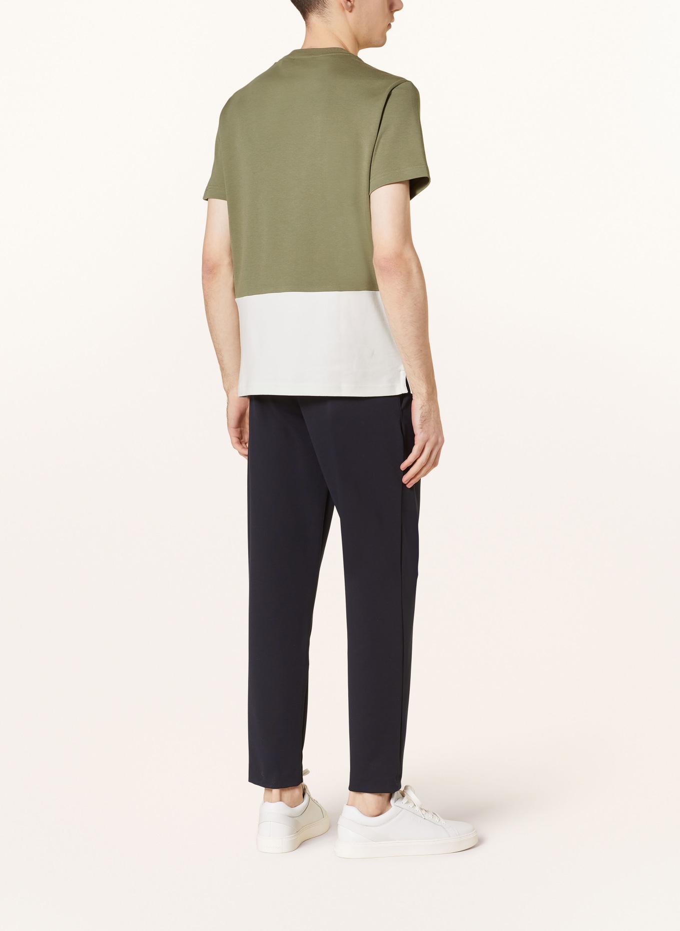 Calvin Klein T-shirt, Kolor: JASNOZIELONY/ ECRU (Obrazek 3)