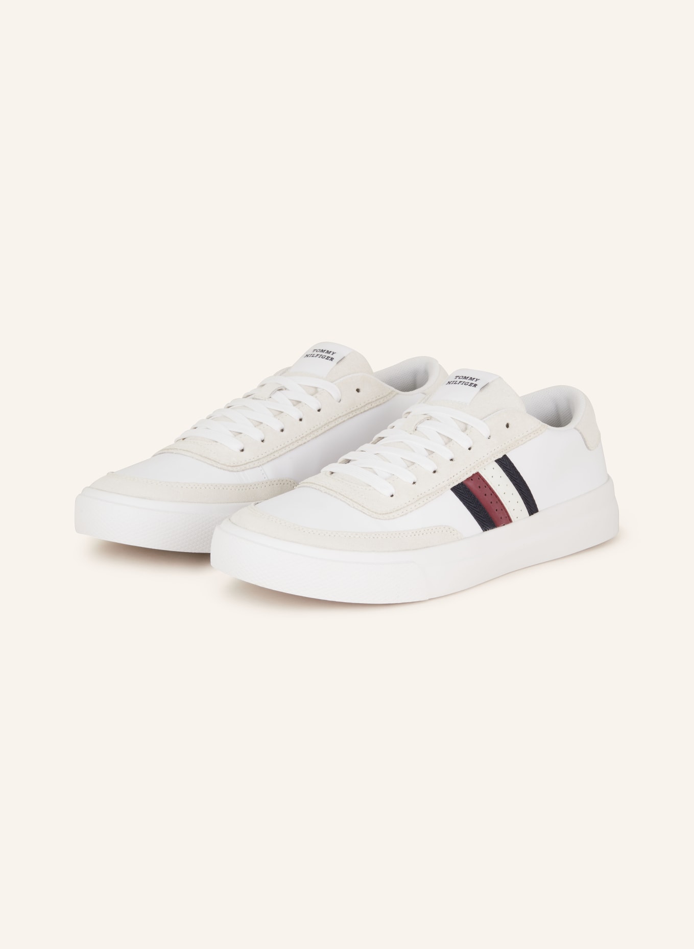 TOMMY HILFIGER Sneakers, Color: WHITE/ CREAM (Image 1)