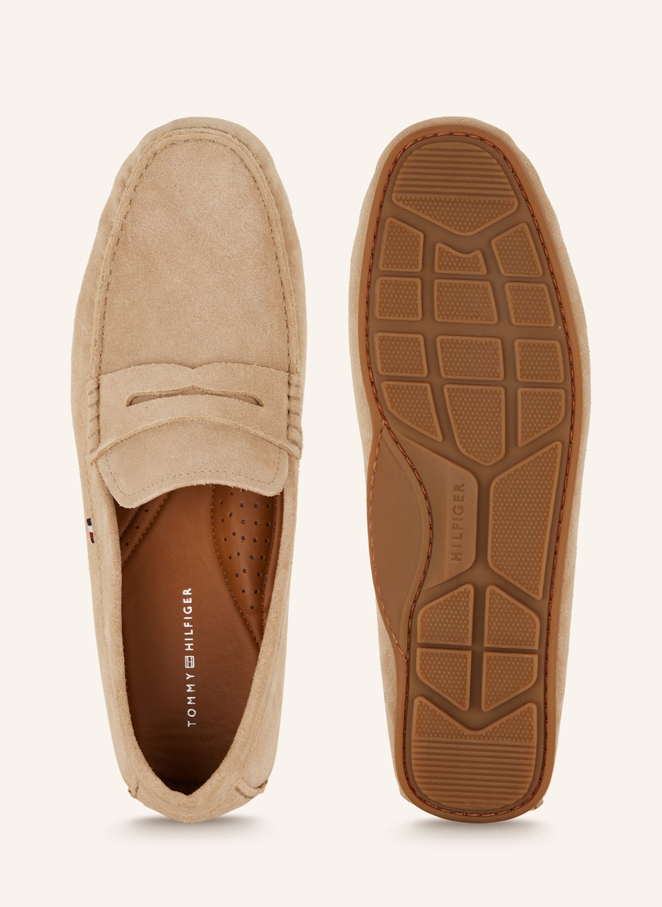 TOMMY HILFIGER Penny loafers, Color: BEIGE (Image 5)