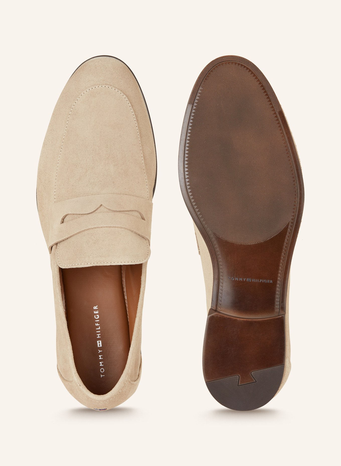 TOMMY HILFIGER Penny loafers, Color: BEIGE (Image 5)