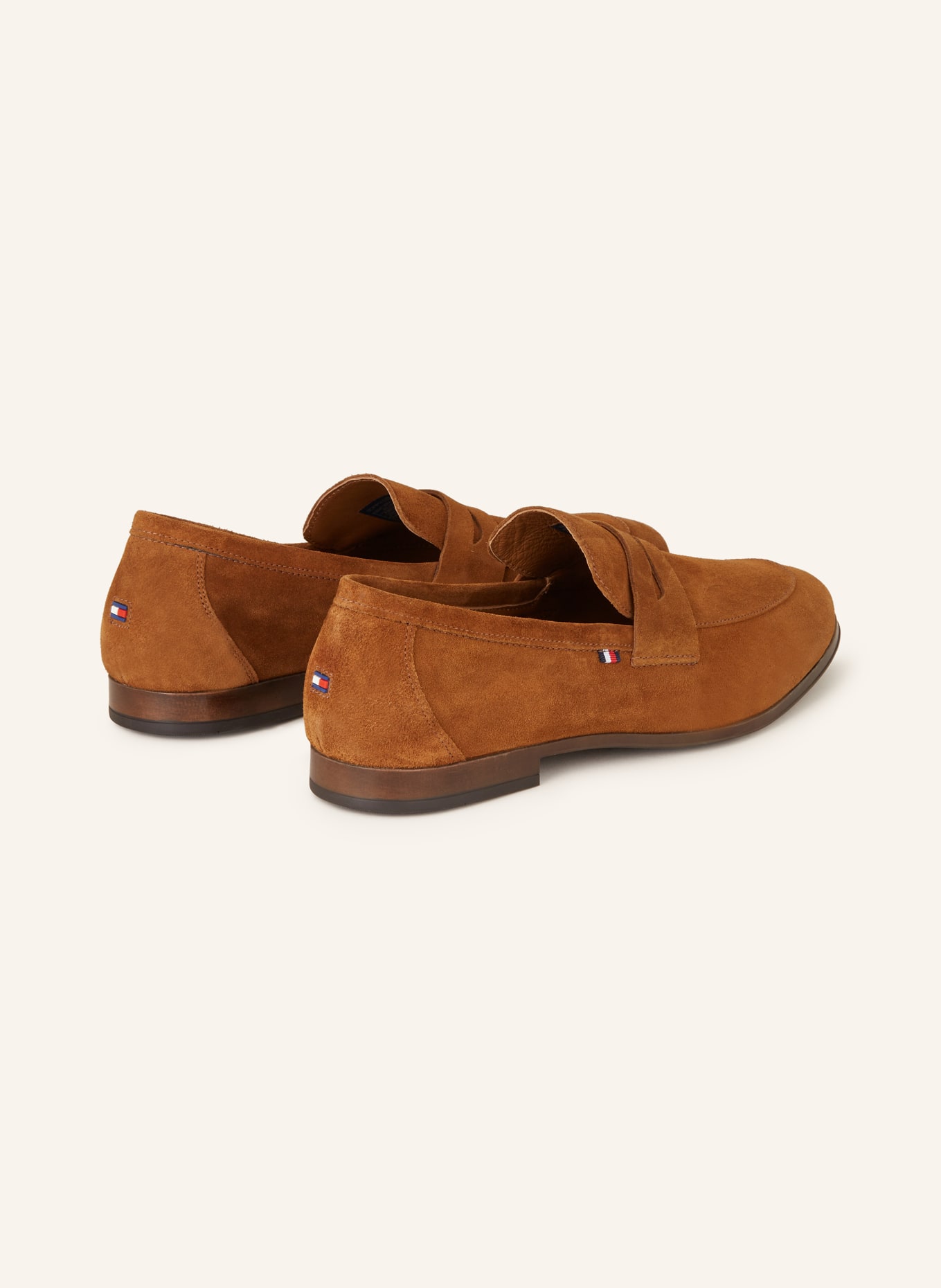 TOMMY HILFIGER Penny loafers: COGNAC