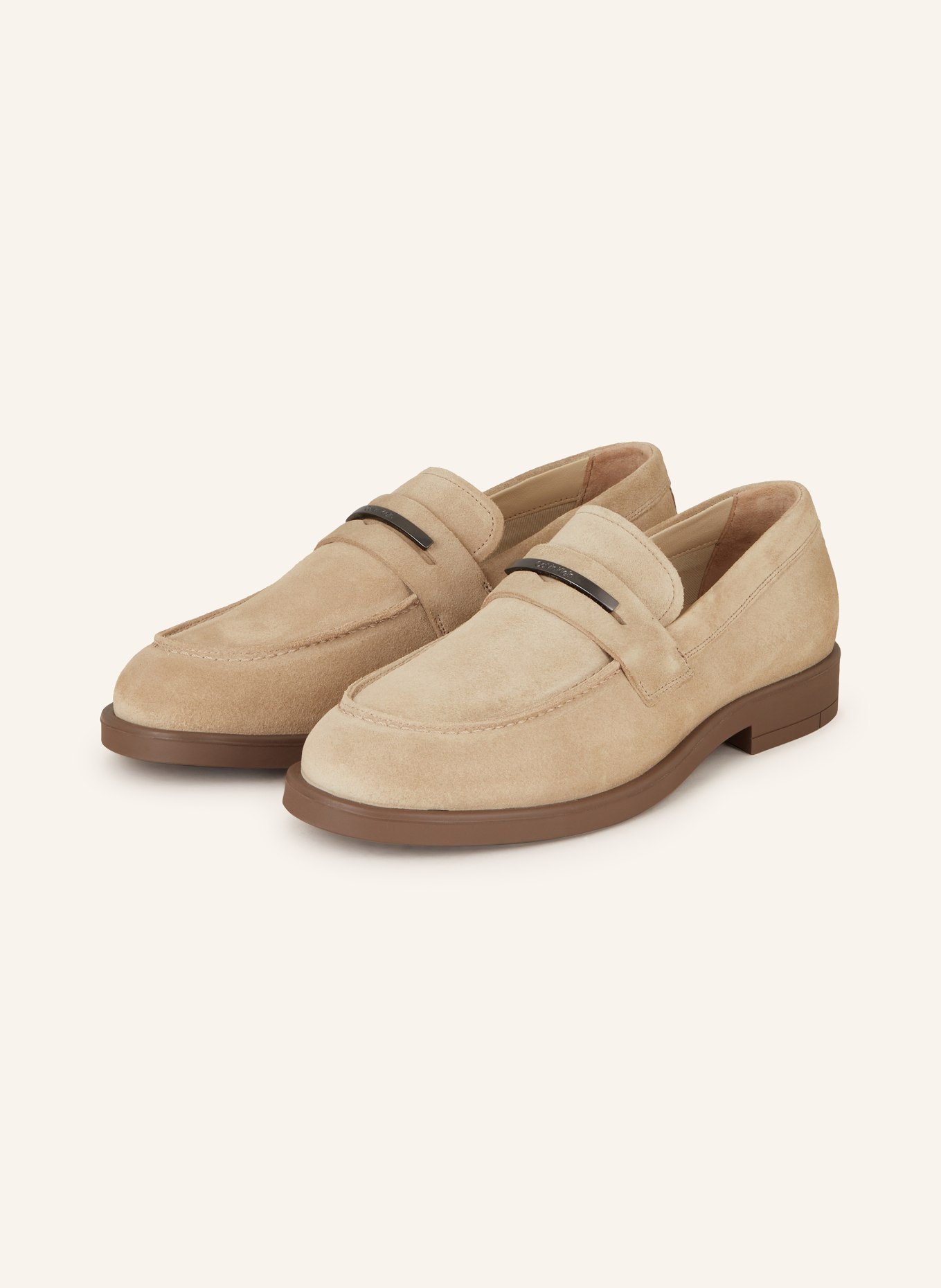 Calvin Klein Penny loafers, Color: LIGHT BROWN (Image 1)